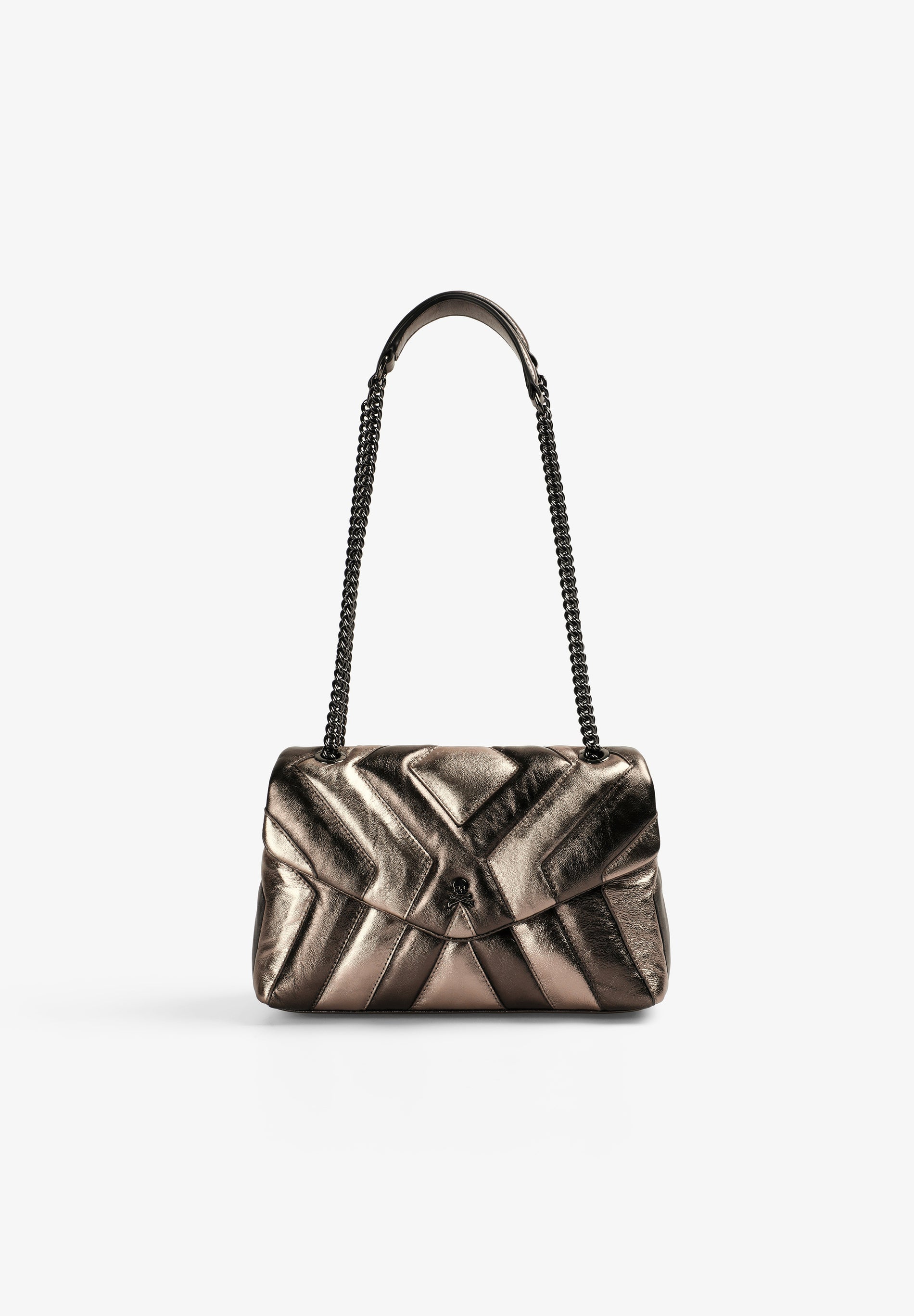 BOLSA MINI PELE ACOLCHOADA