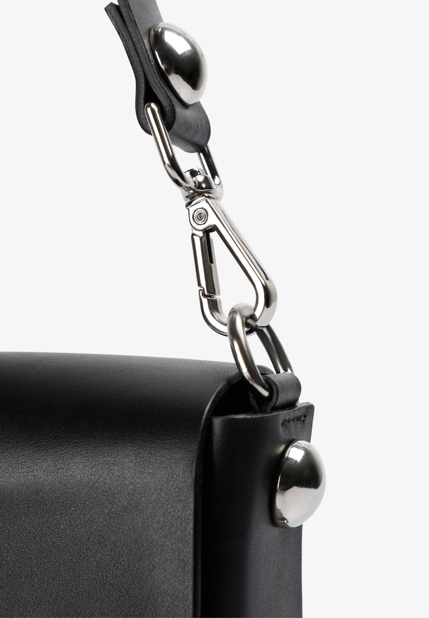 BOLSA MINI 100% PELE STUDS