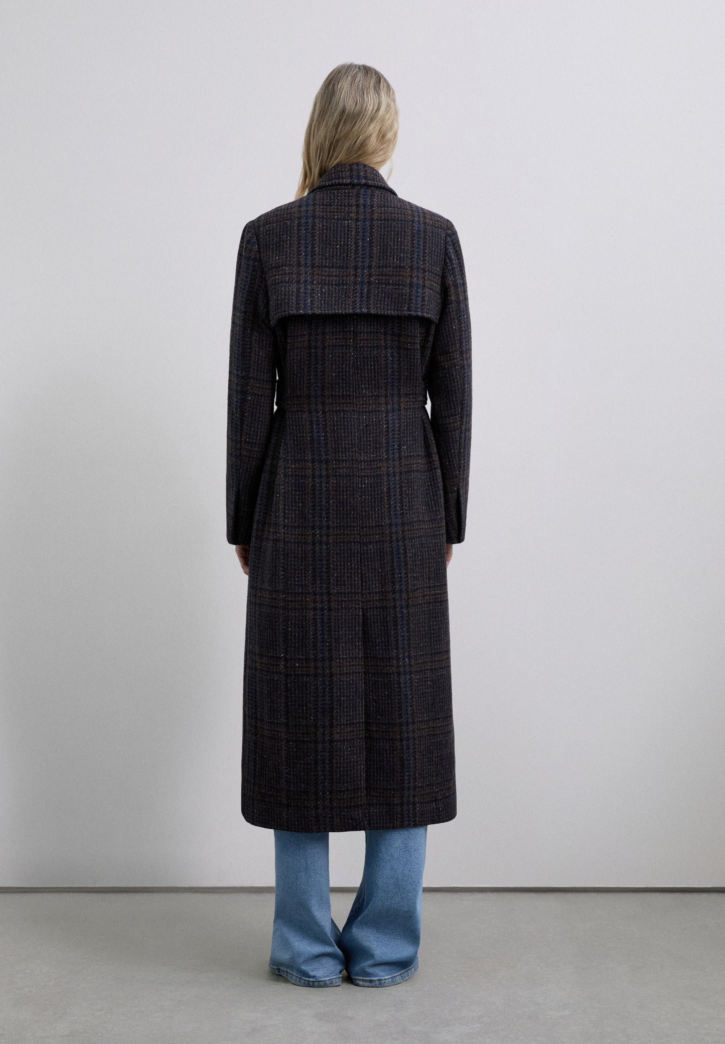 SCBLUECHECK COAT