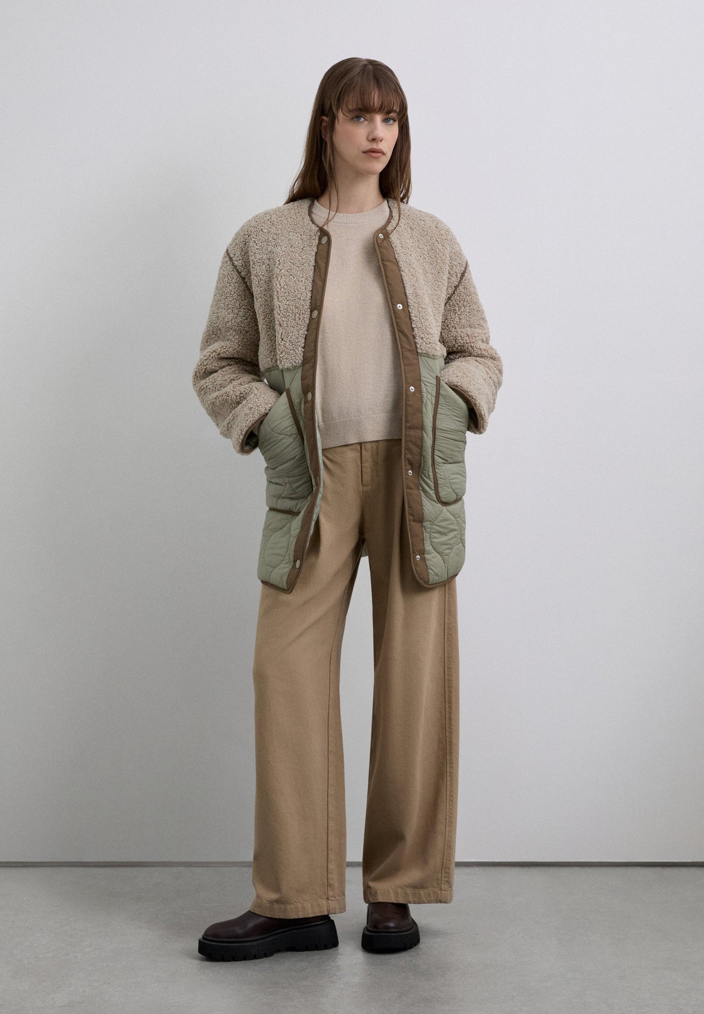 CASACO DE PELE OVINA