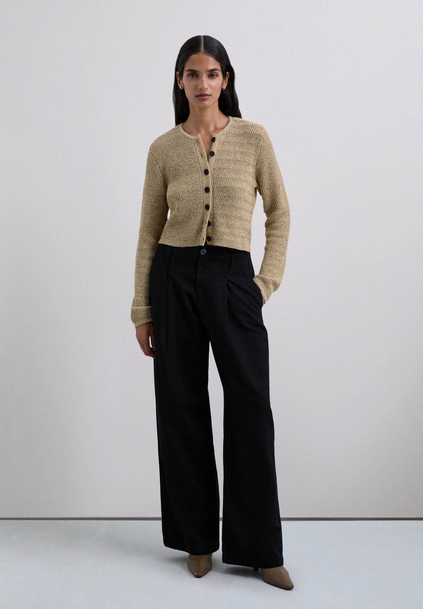 SCPLEATEDWIDECHINO PANT