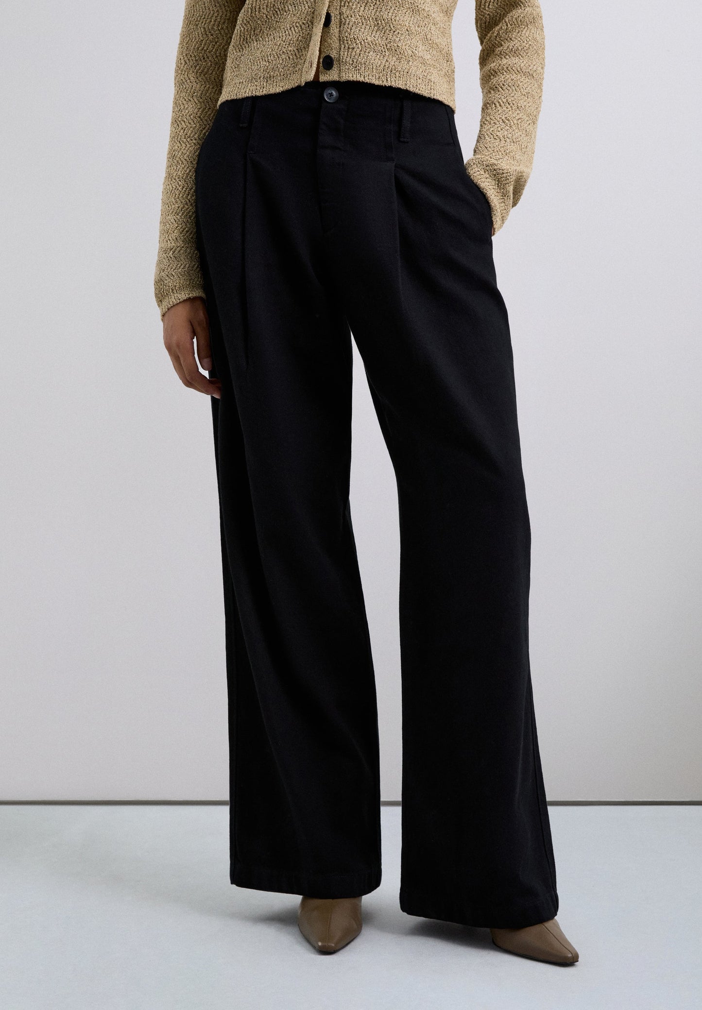 SCPLEATEDWIDECHINO PANT
