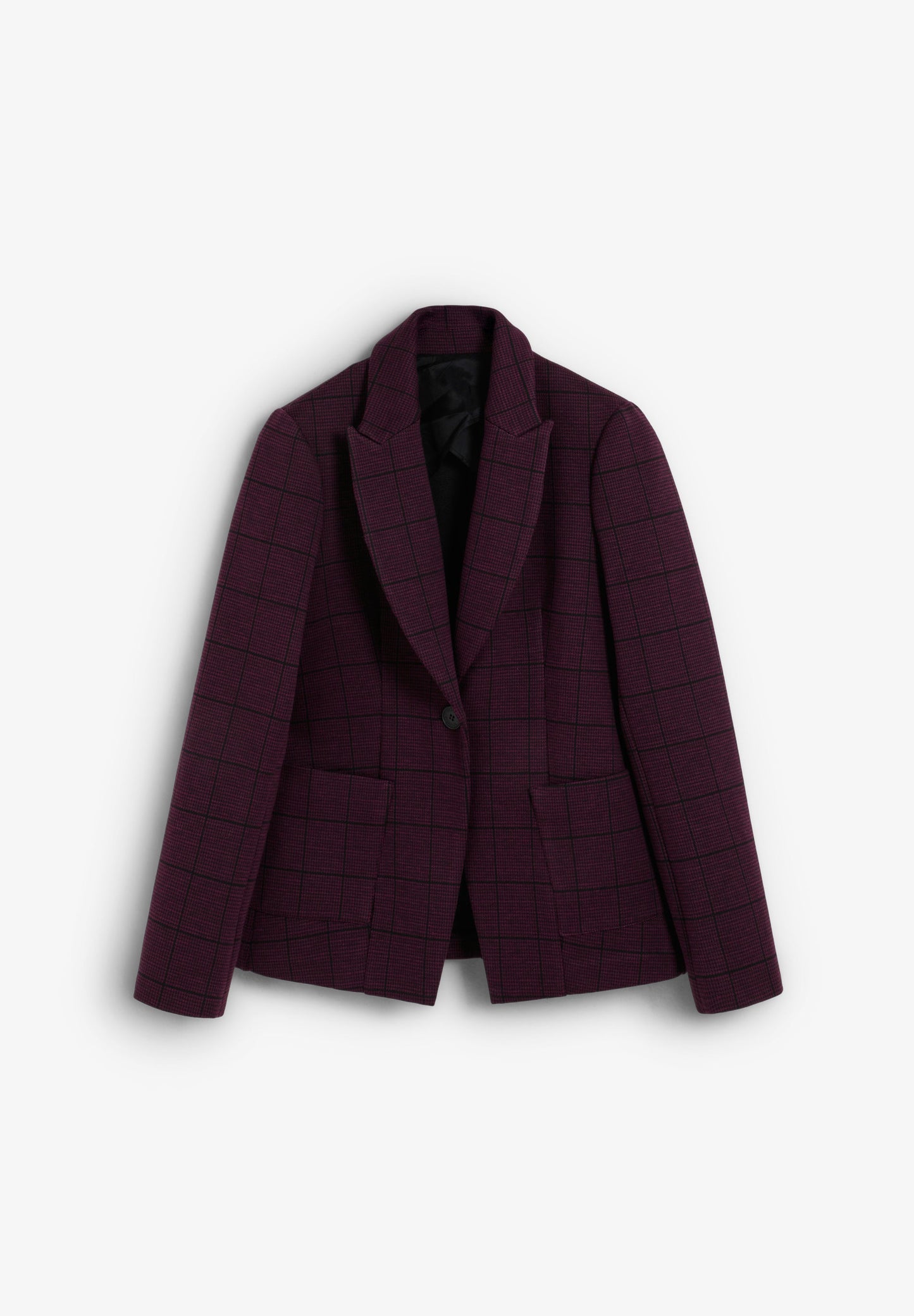 BLAZER BORDEAUX XADREZ