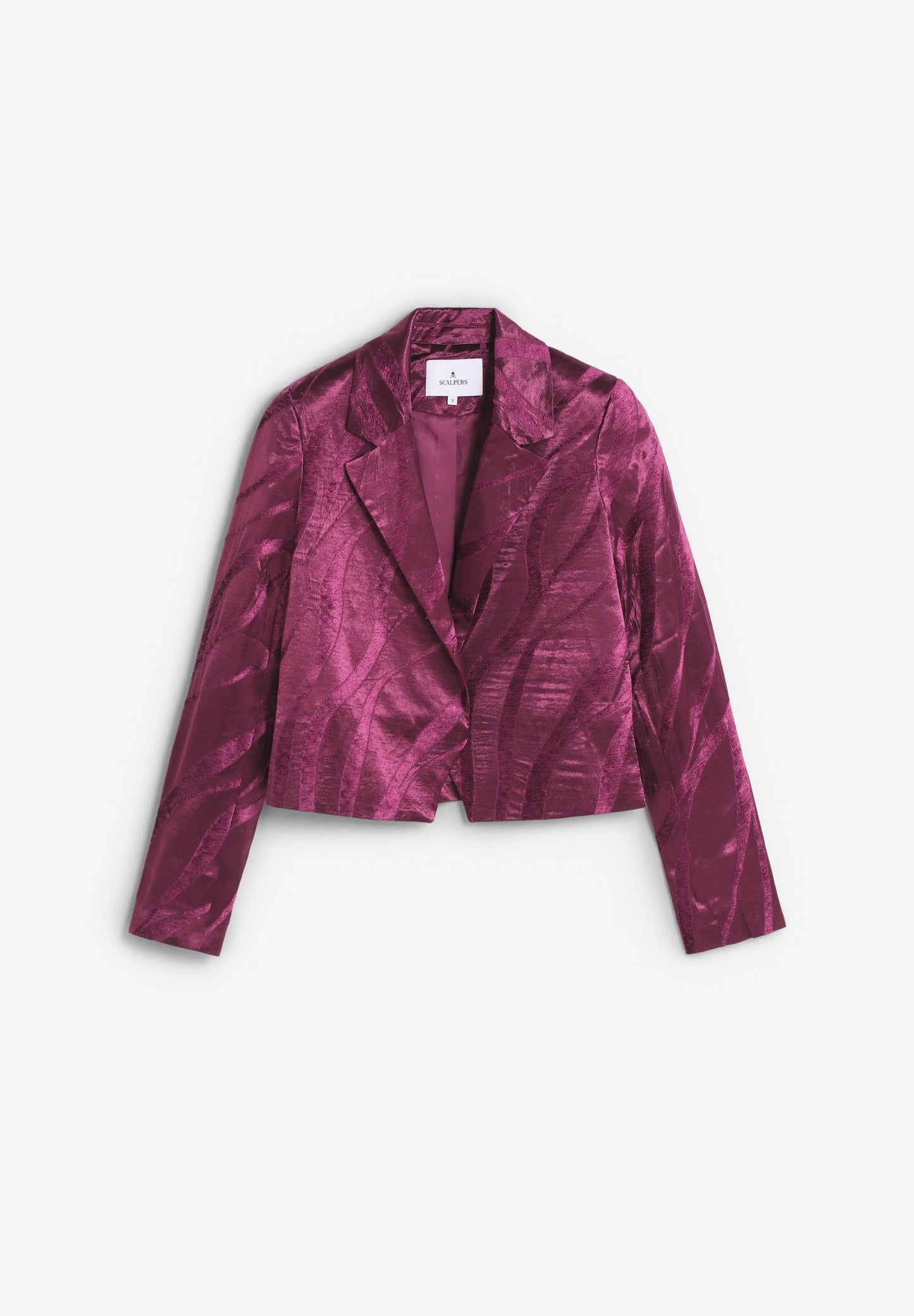 BLAZER CROPPED EM JACQUARD