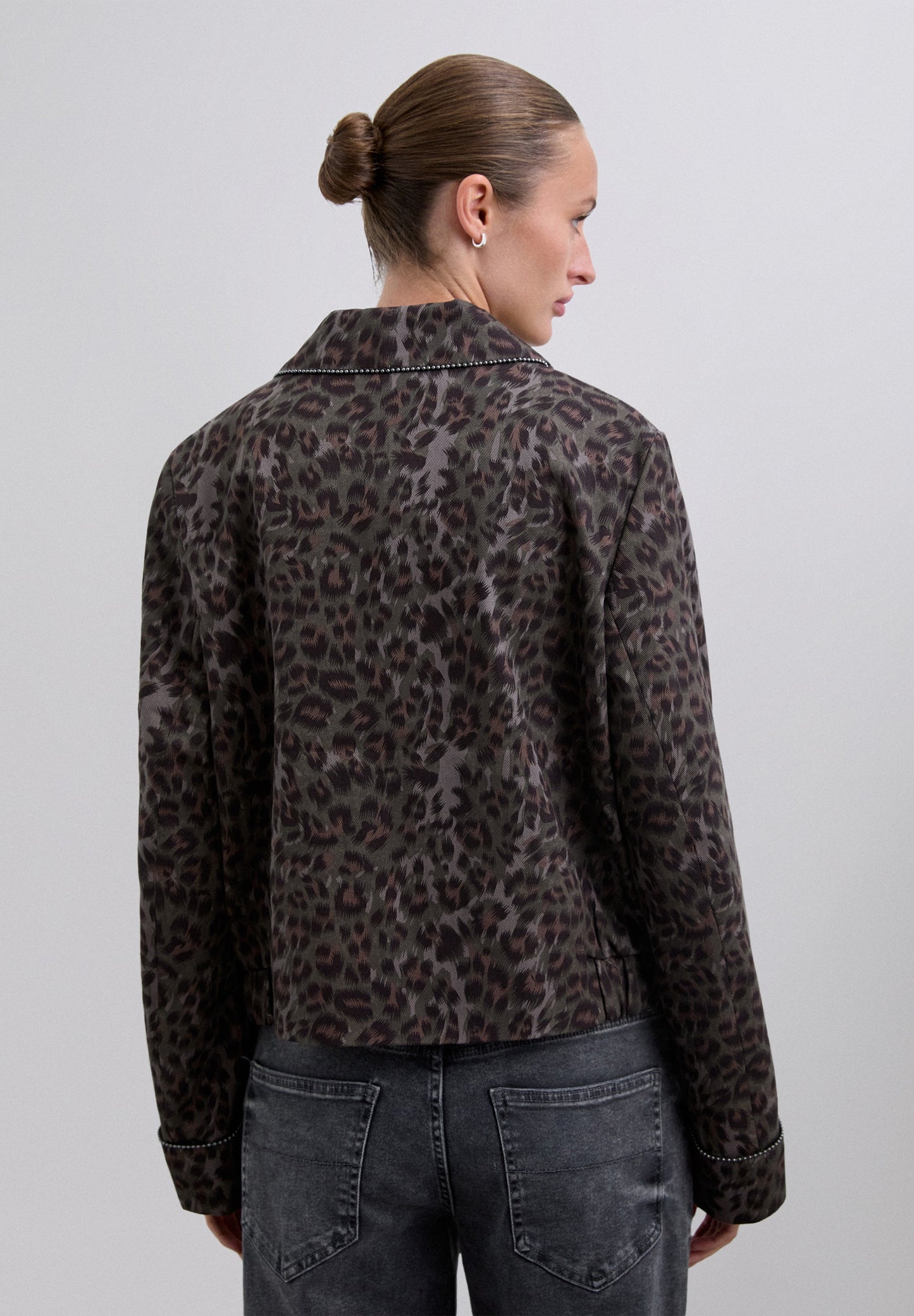 CARDIGAN ANIMAL PRINT TACHAS