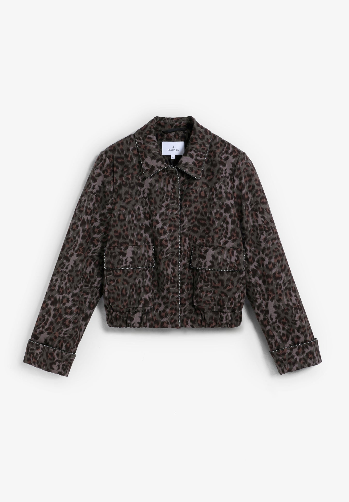 CARDIGAN ANIMAL PRINT TACHAS