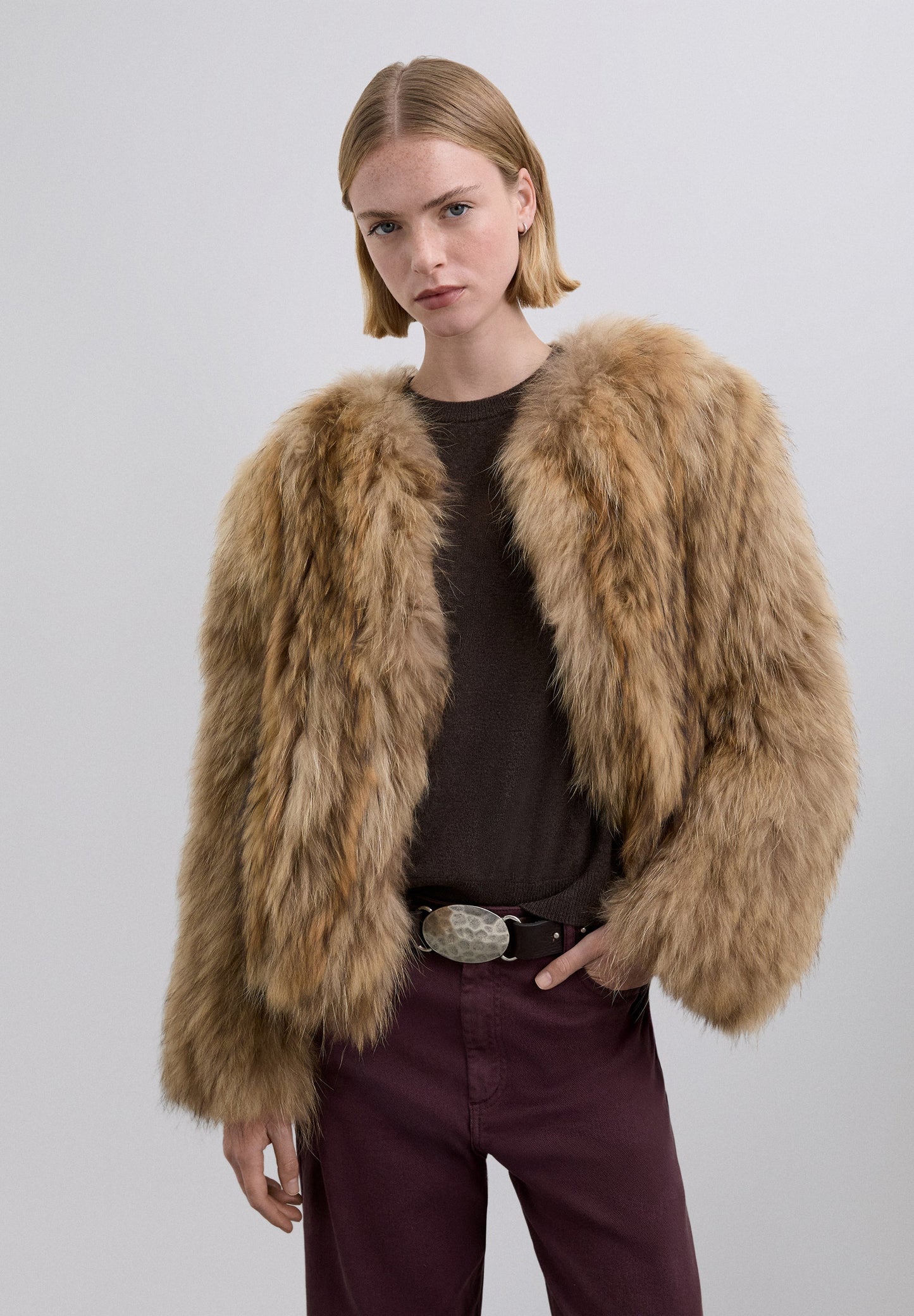 CASACO DE GUAXINIM NATURAL