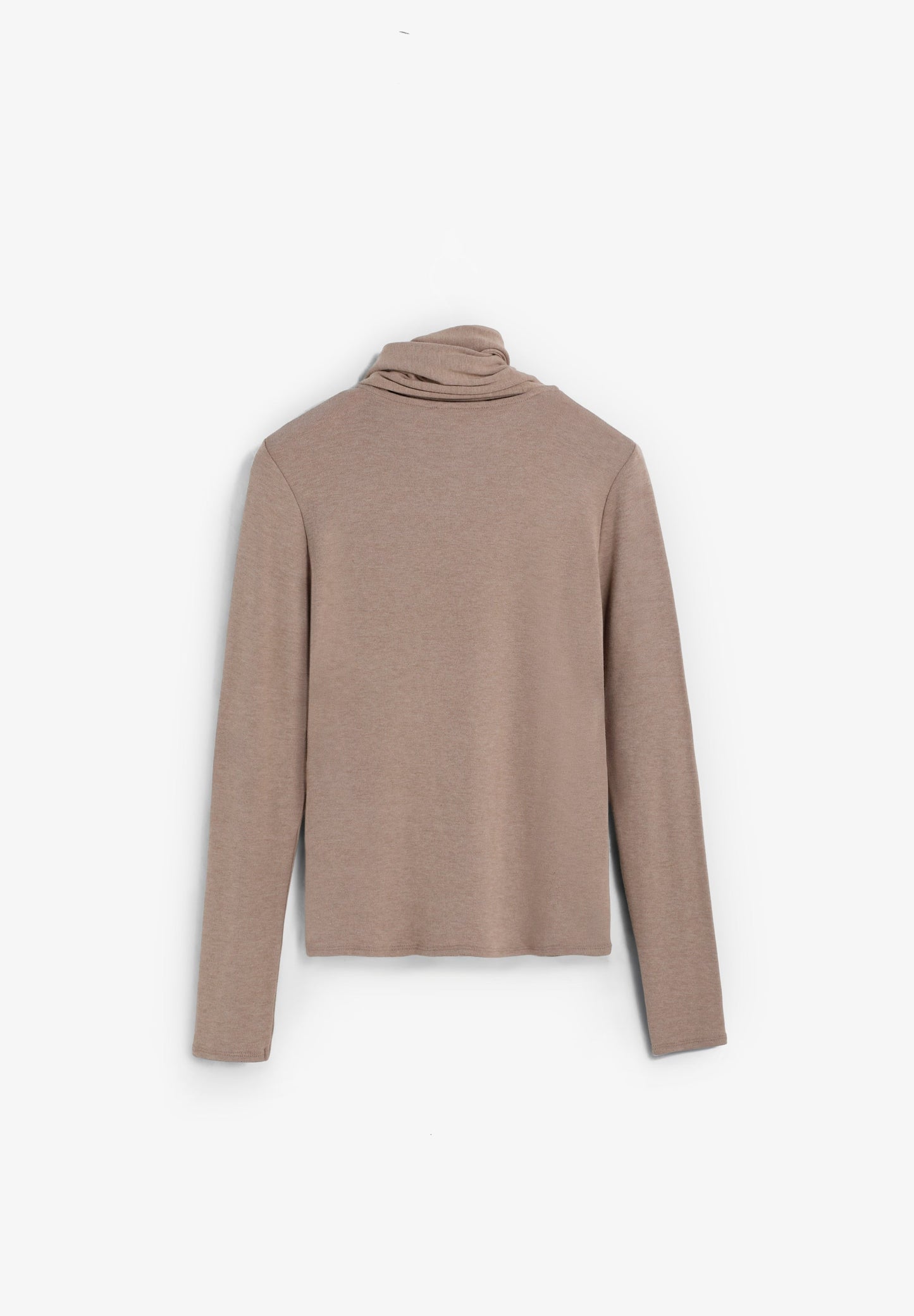 T-SHIRT DE GOLA ENROLADA COM LAÇO