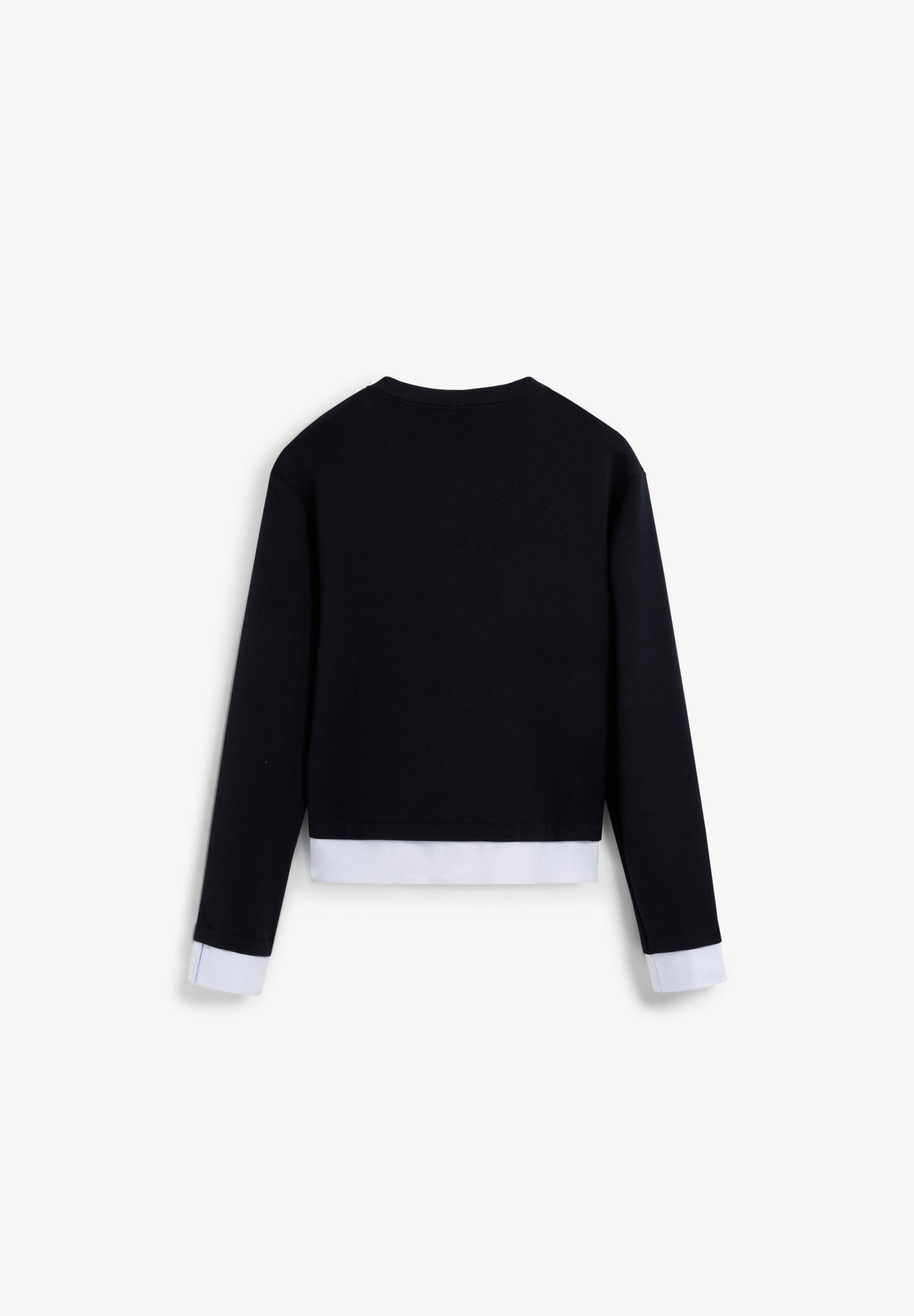 SWEATSHIRT COM PORMENOR DE CAMISA
