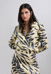 BLAZER ACETINADO COM ESTAMPADO ANIMAL