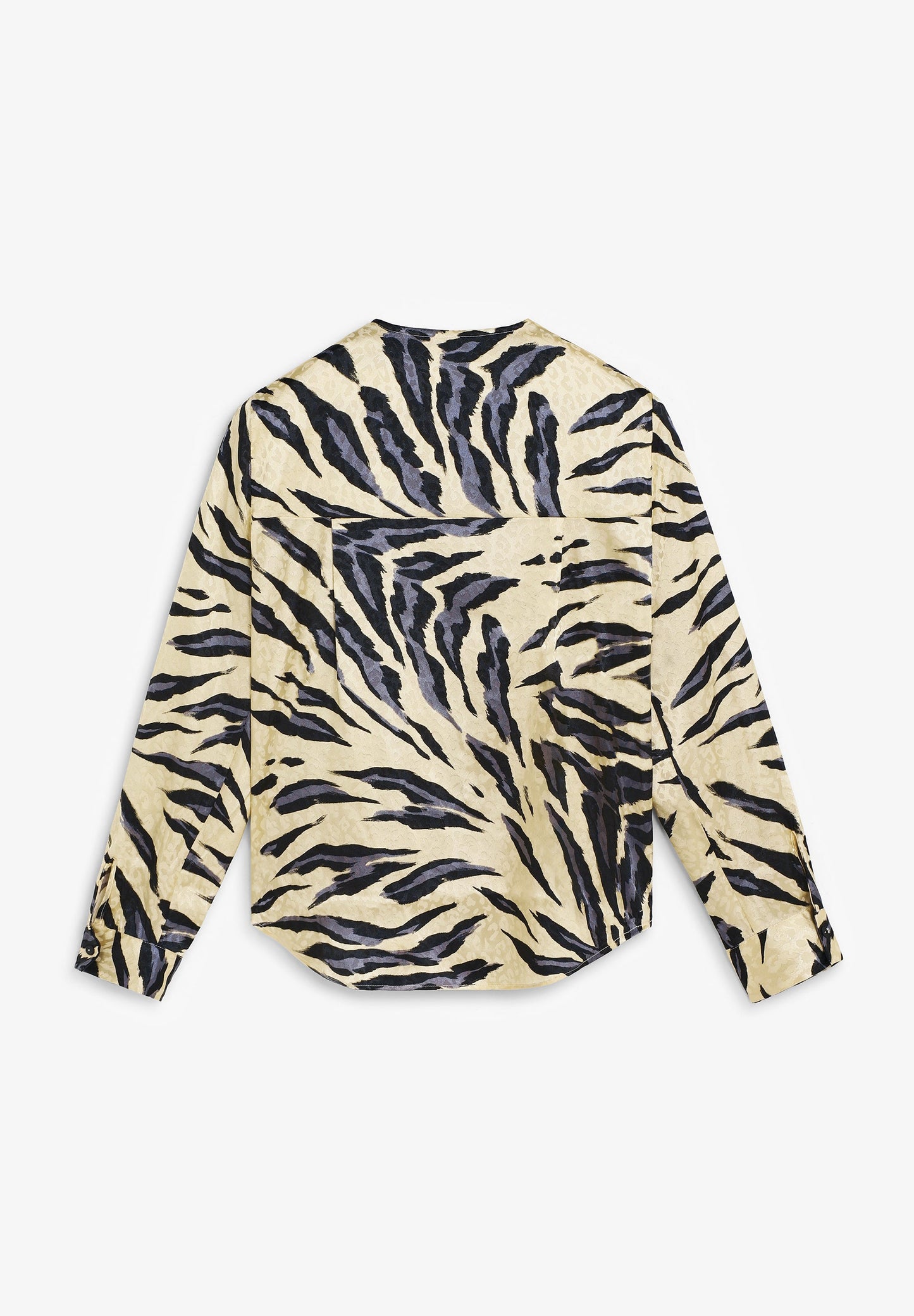 BLAZER ACETINADO COM ESTAMPADO ANIMAL