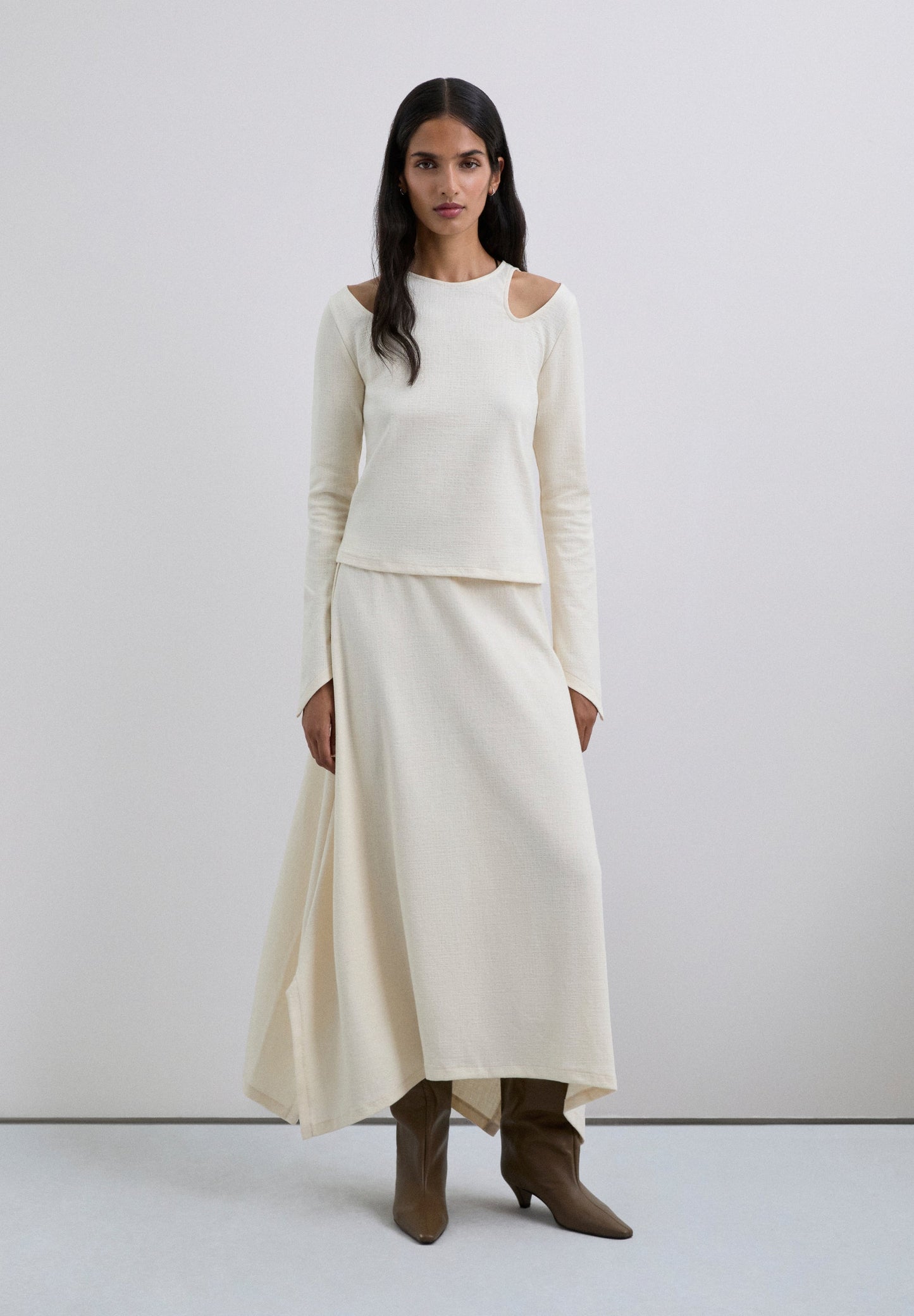 SAIA MIDI DE MALHA ASSIMÉTRICA