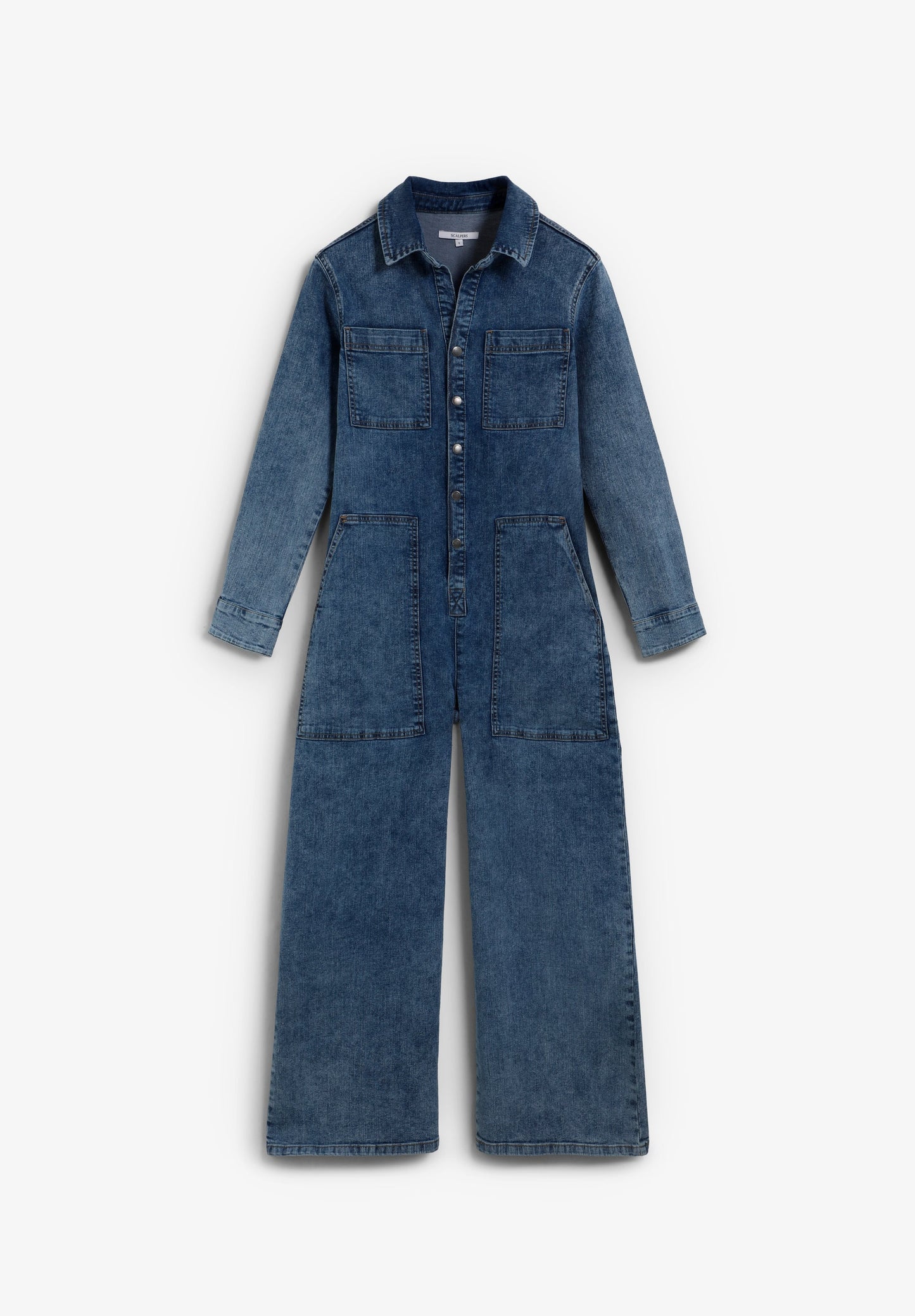 SCPOCKETSDENIM JUMPSUIT