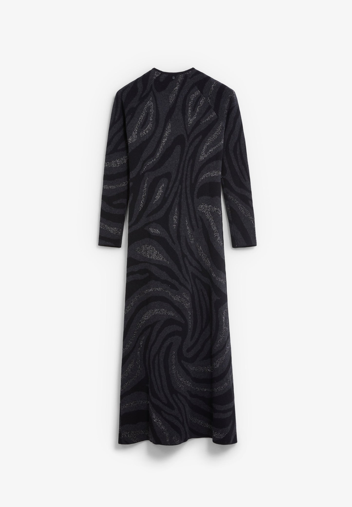 VESTIDO COMPRIDO MALHA COM PADRÃO