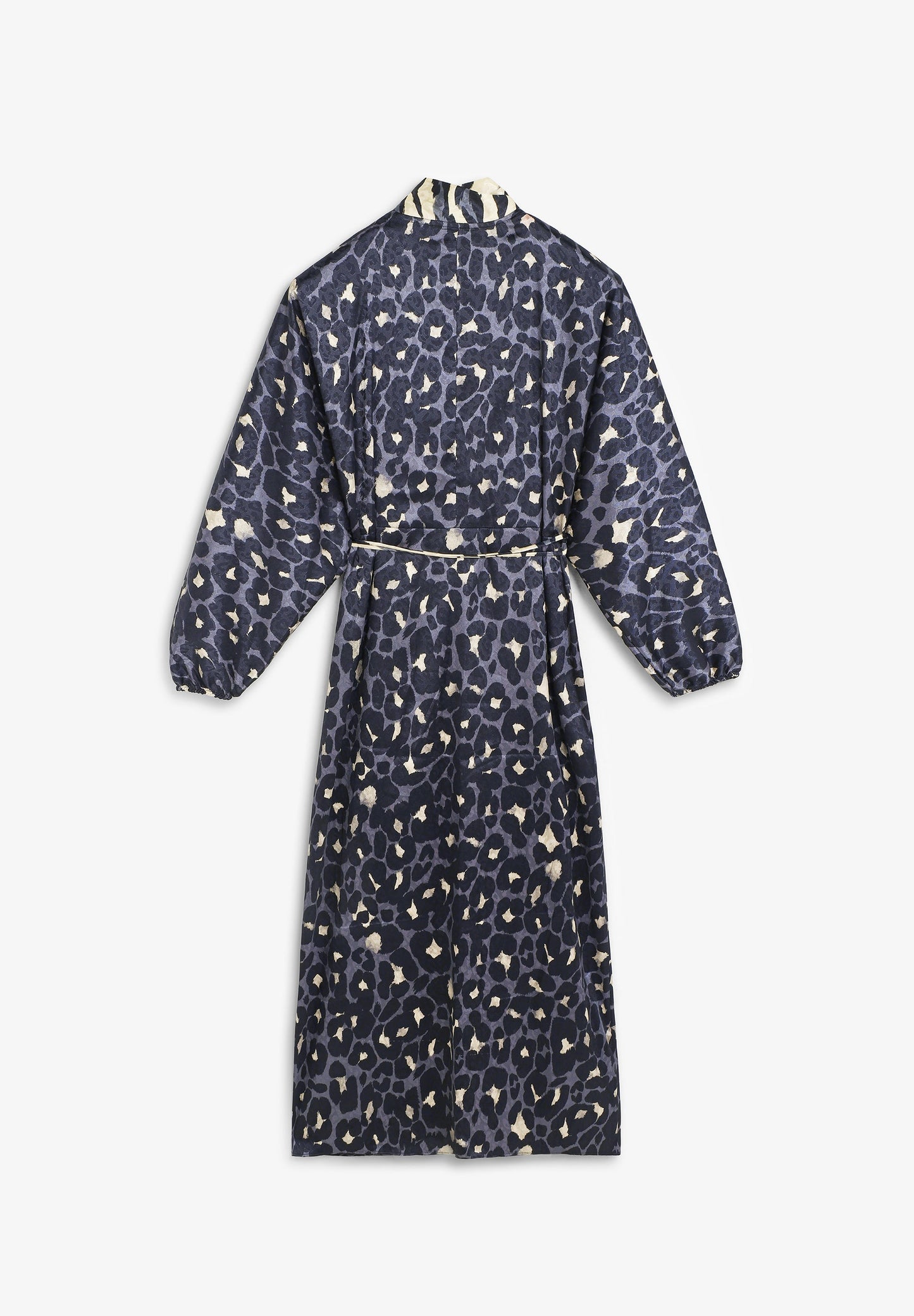 VESTIDO COMPRIDO COM ESTAMPADO ANIMAL