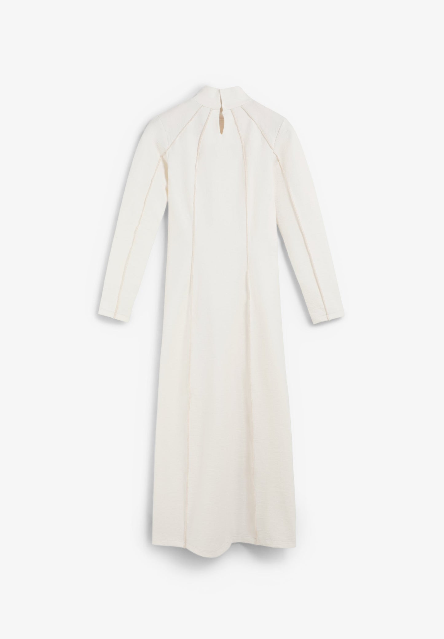 VESTIDO MIDI DE MALHA OVERLOCK