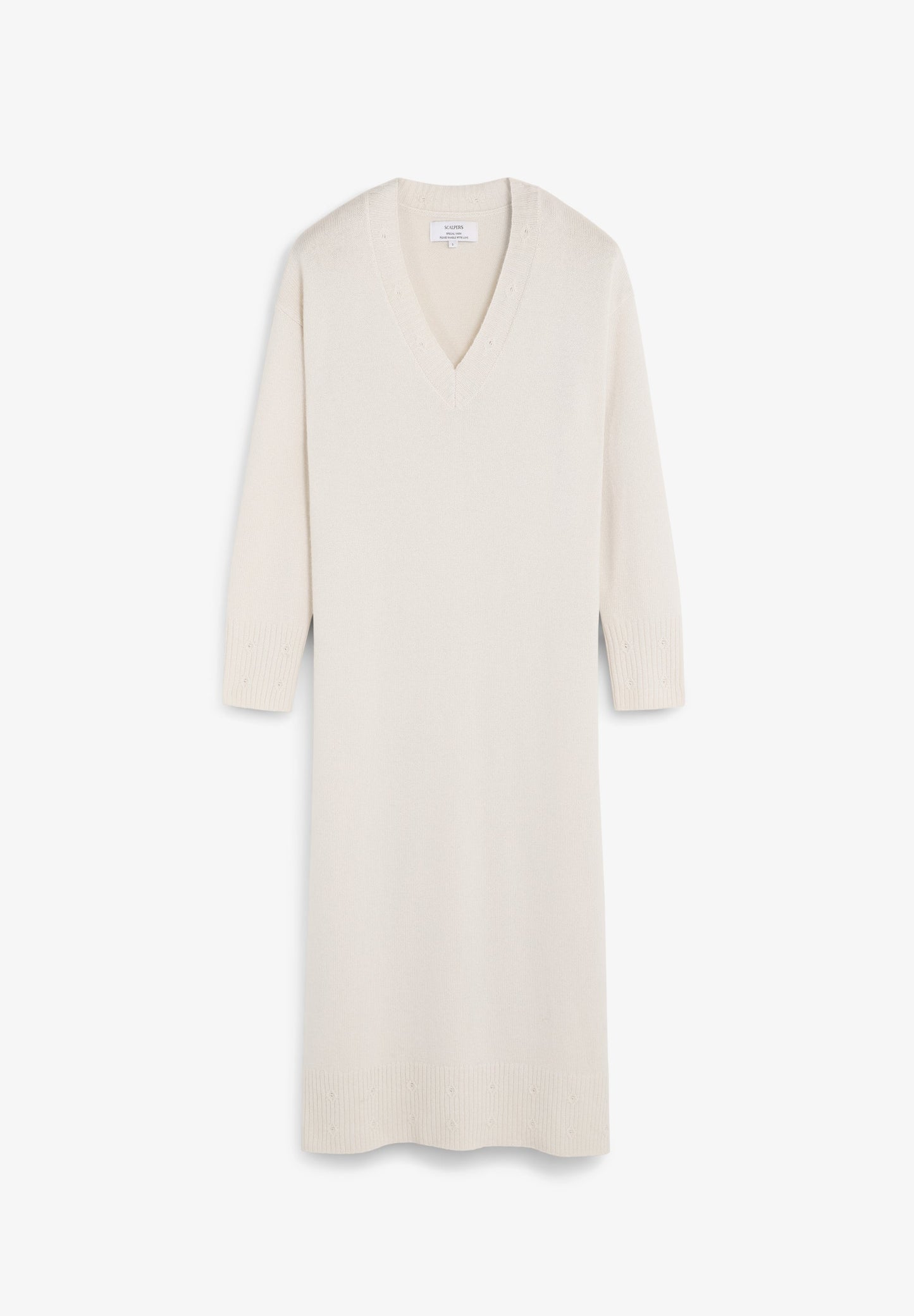 VESTIDO DE MALHA FOLGADO MIDI