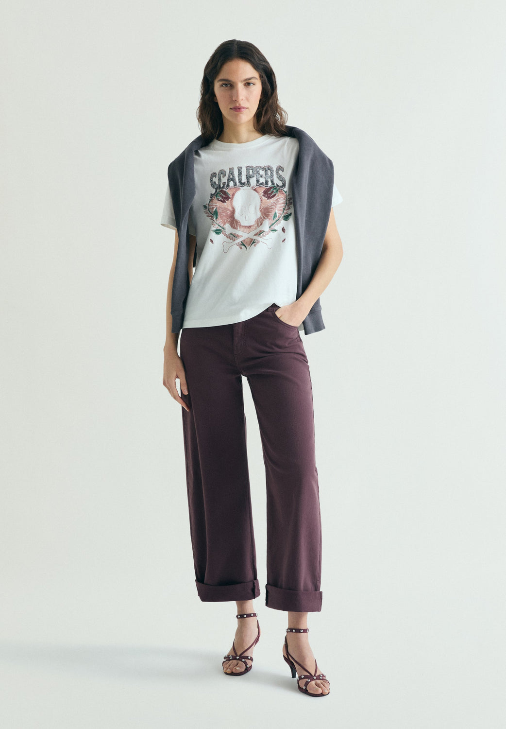 CAMISETA ESTAMPADA CALAVERA - Scalpers