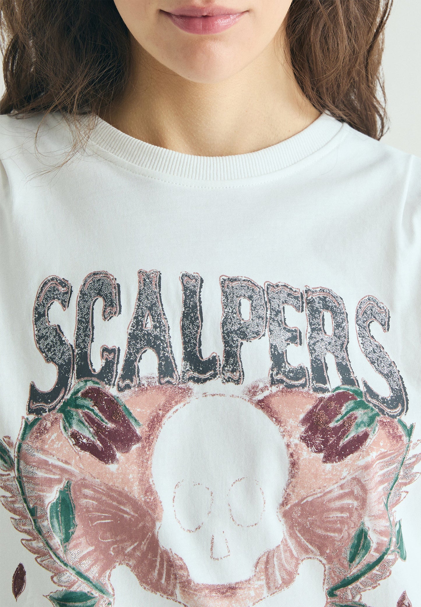 CAMISETA ESTAMPADA CALAVERA - Scalpers