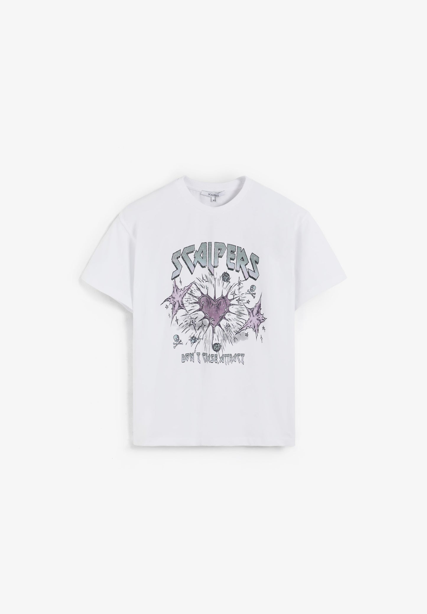 T-SHIRT DE ALGODÃO COM PADRÃO FRONTAL