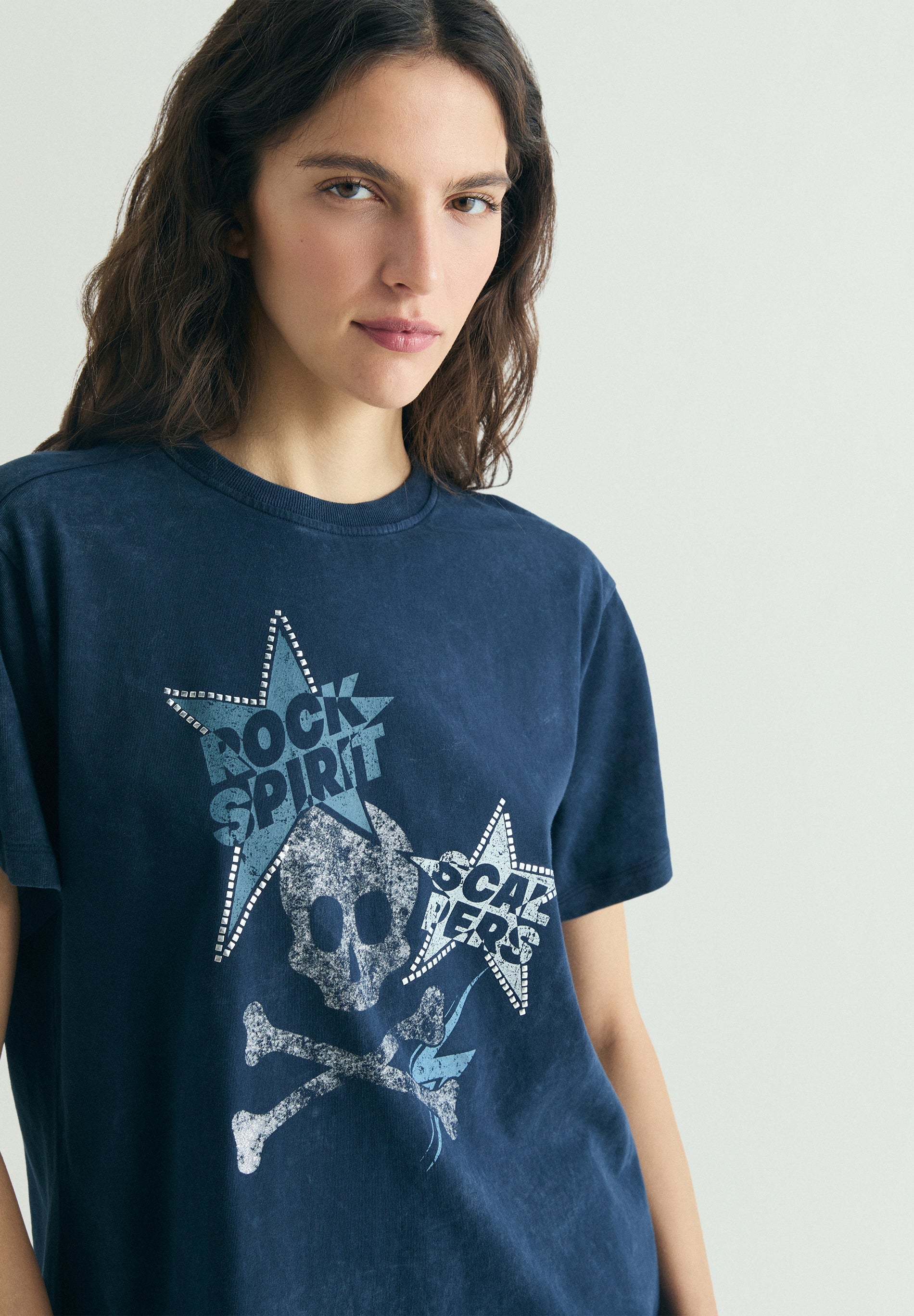 T-SHIRT SKULL ROCK