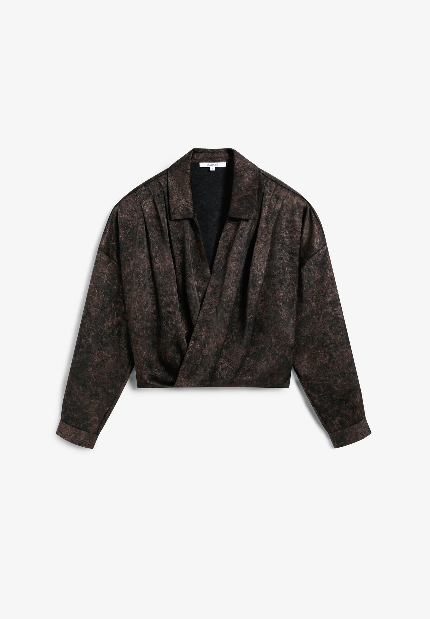 CAMISA CRUZADA COM PADRÃO