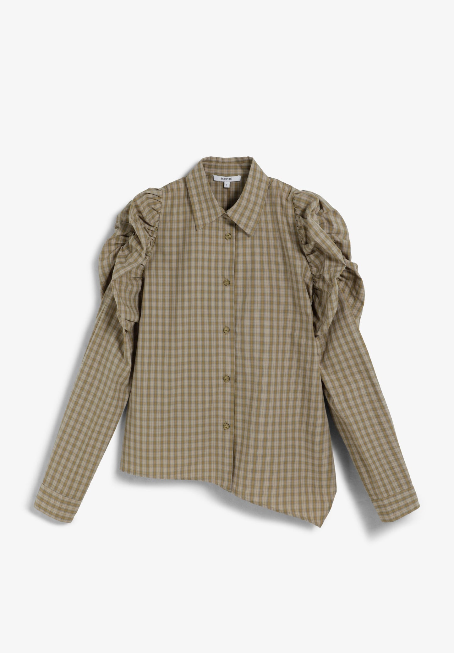 CAMISA ABALONADA ASSIMÉTRICA