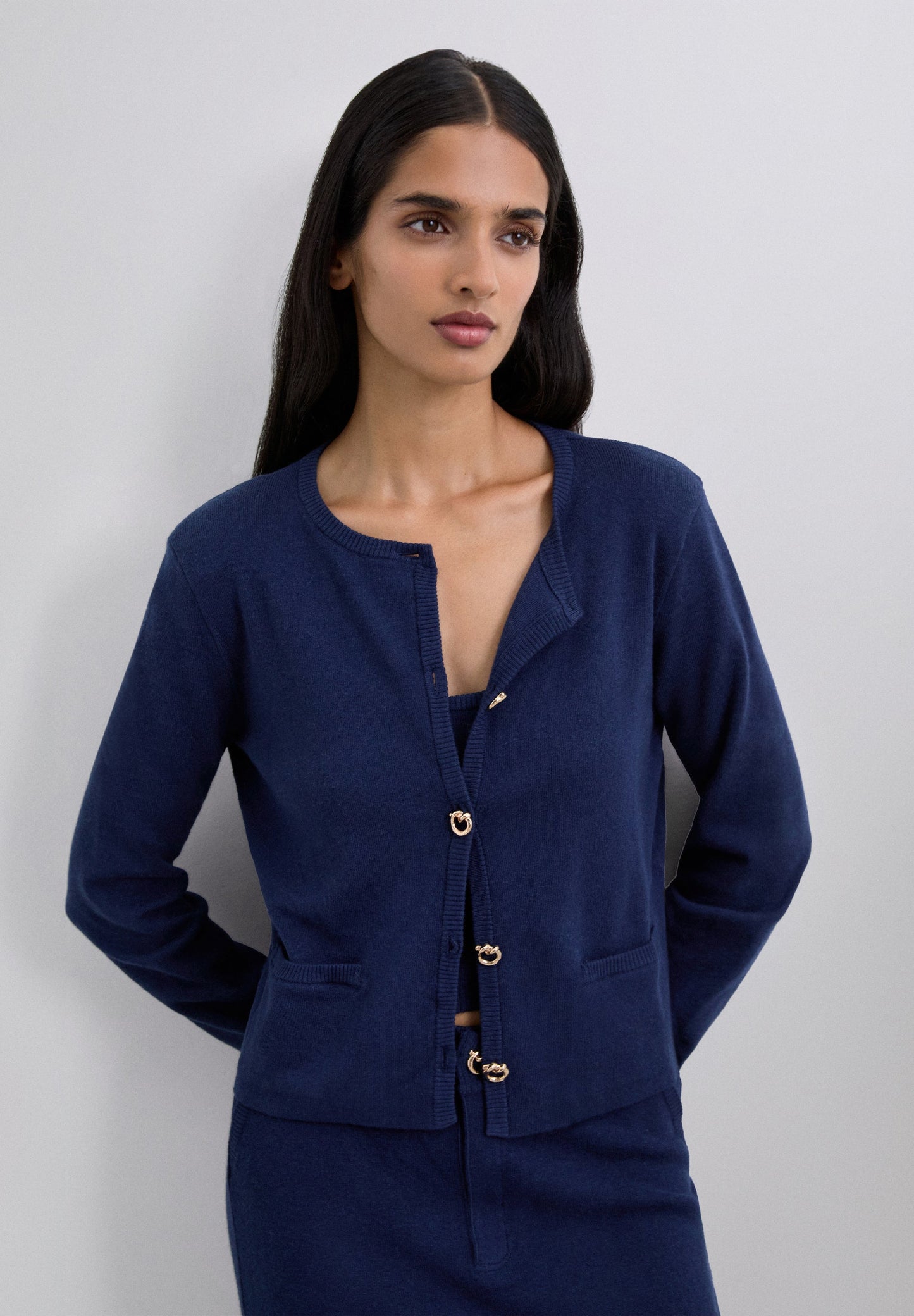 SCCASUALKNITSET CARDIGAN