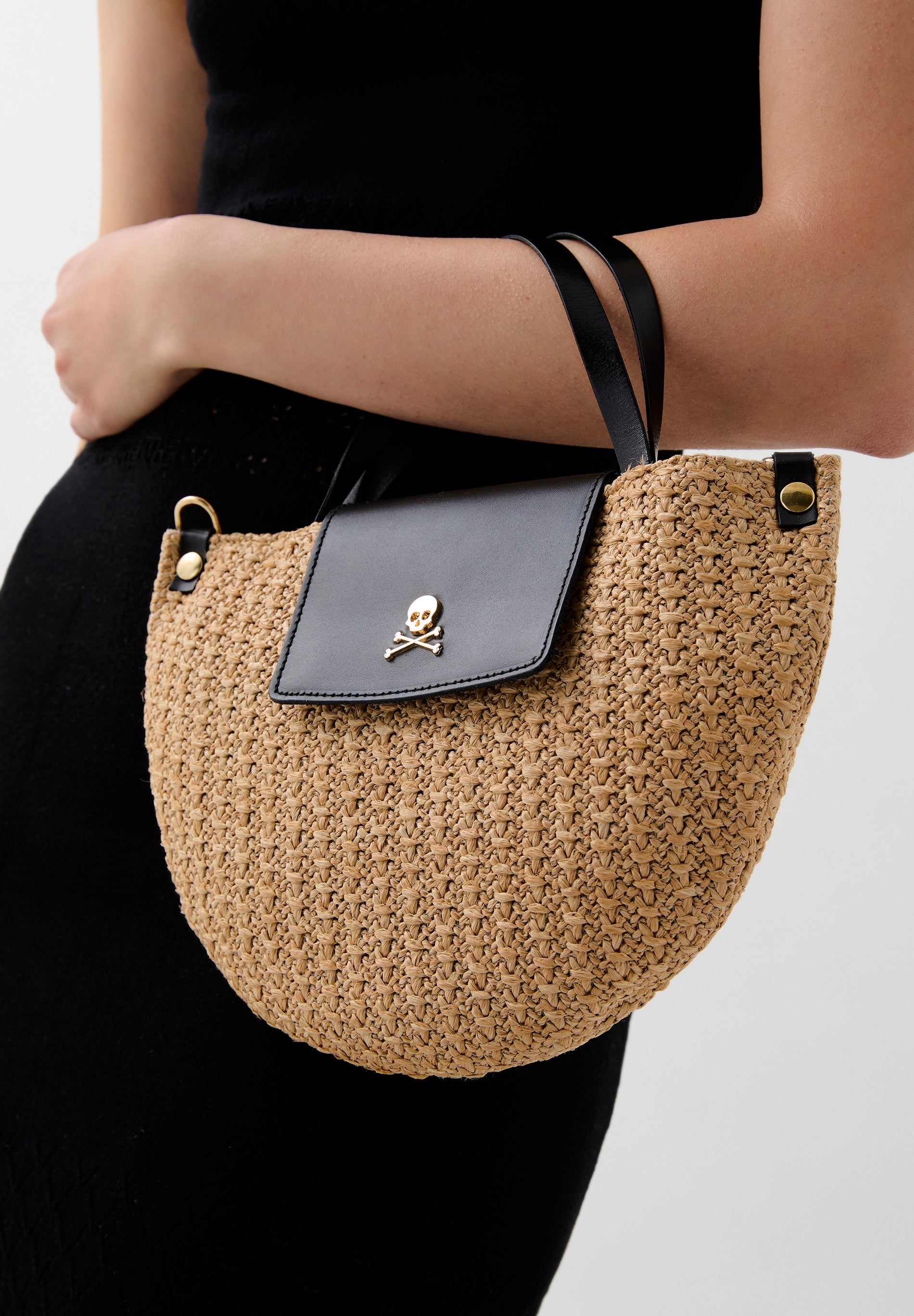 BOLSA DE RÁFIA EM LUA
