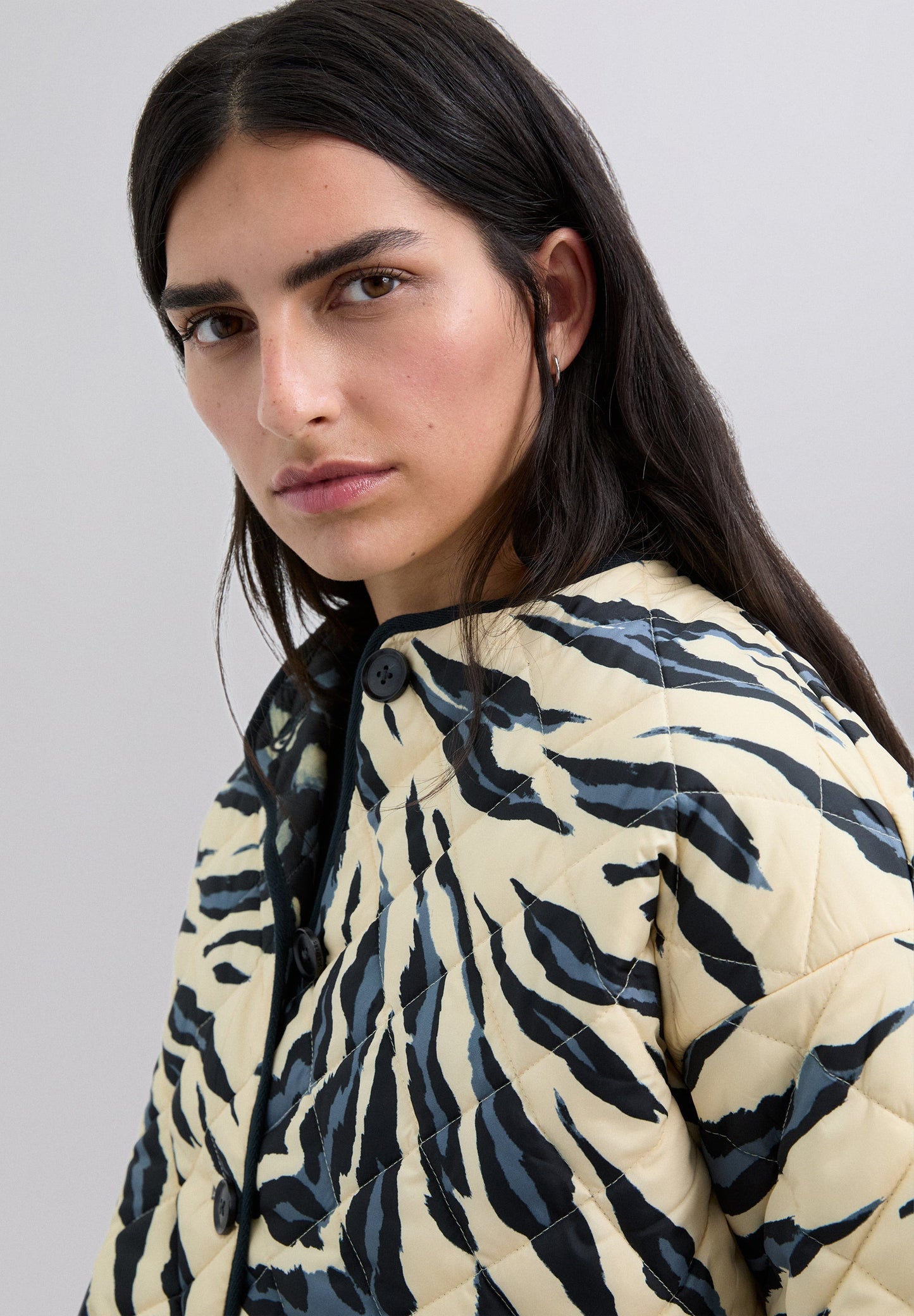 CARDIGAN REVERSÍVEL ESTAMPADO ANIMAL