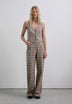 SCPINKCHECK PANT