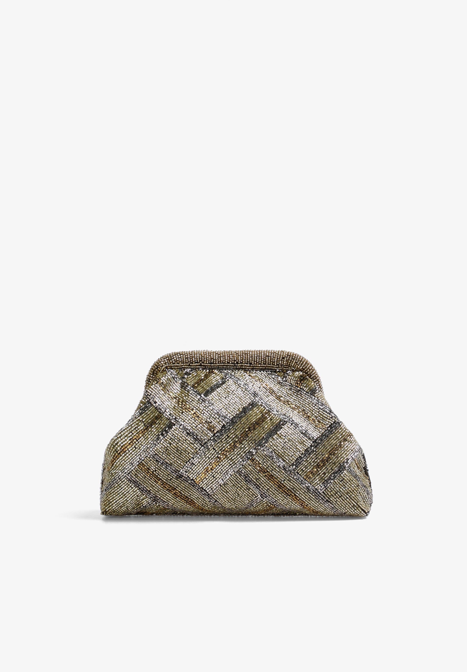 MALA CLUTCH DETALHE METALIZADO