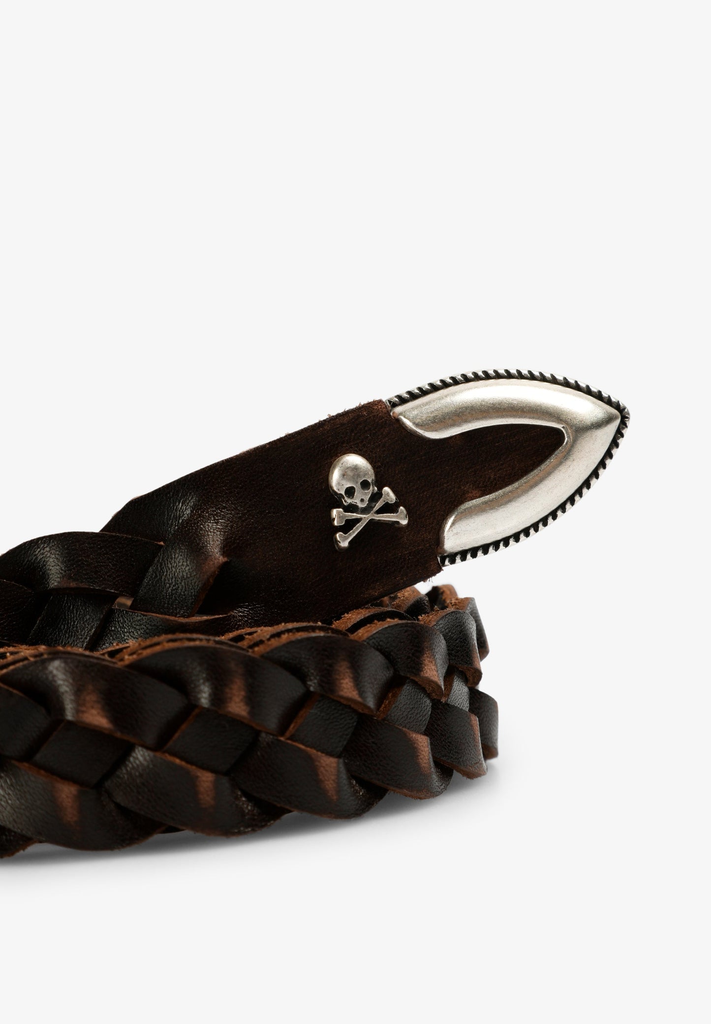 CINTO TRANÇADO EM PELE