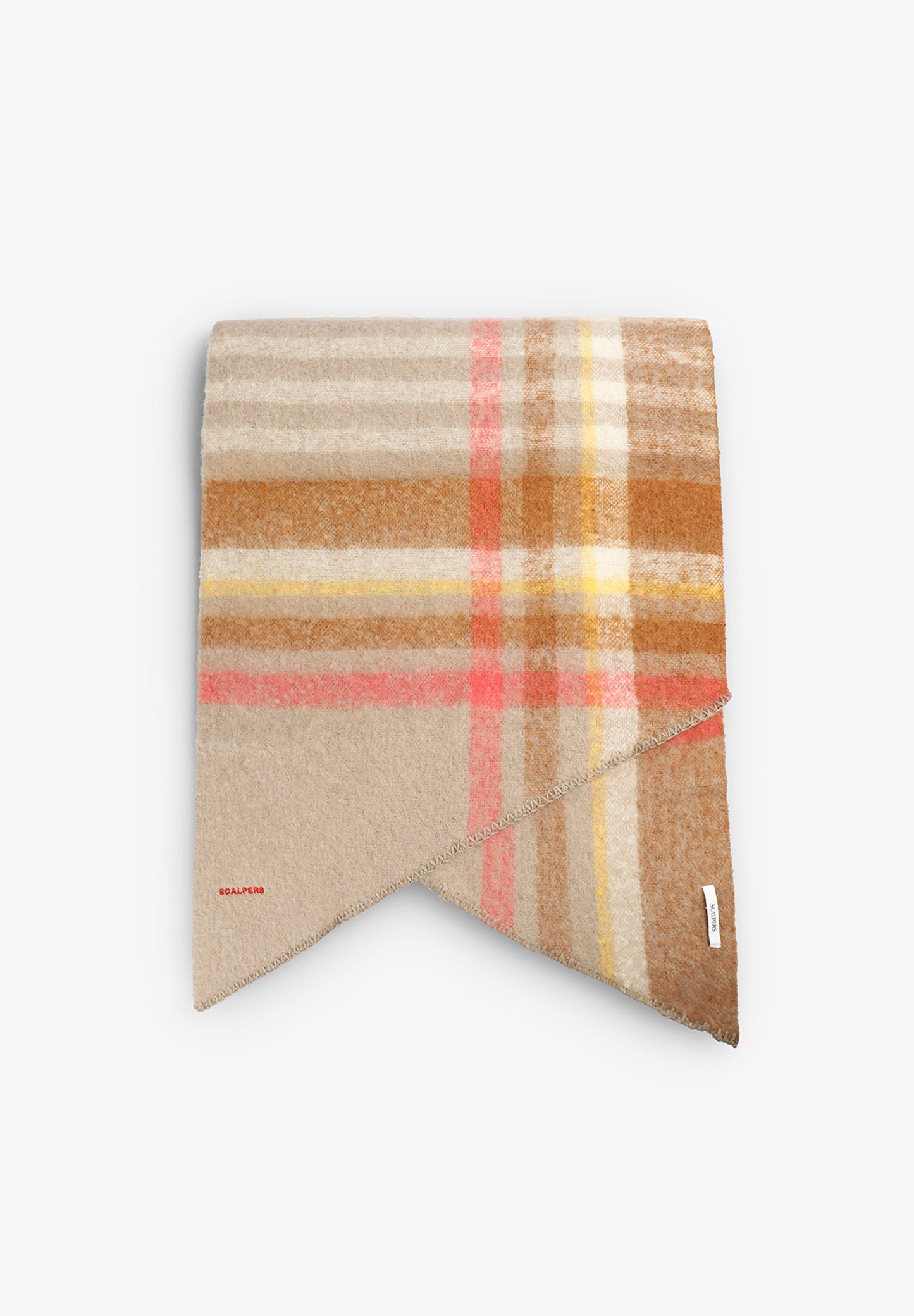 CACHECOL MISTURA DE LÃ XADREZ