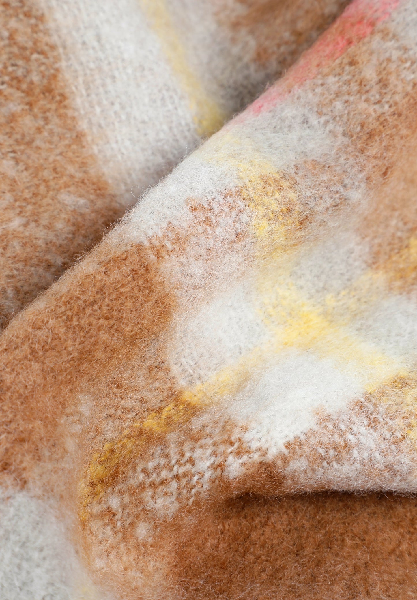 CACHECOL MISTURA DE LÃ XADREZ