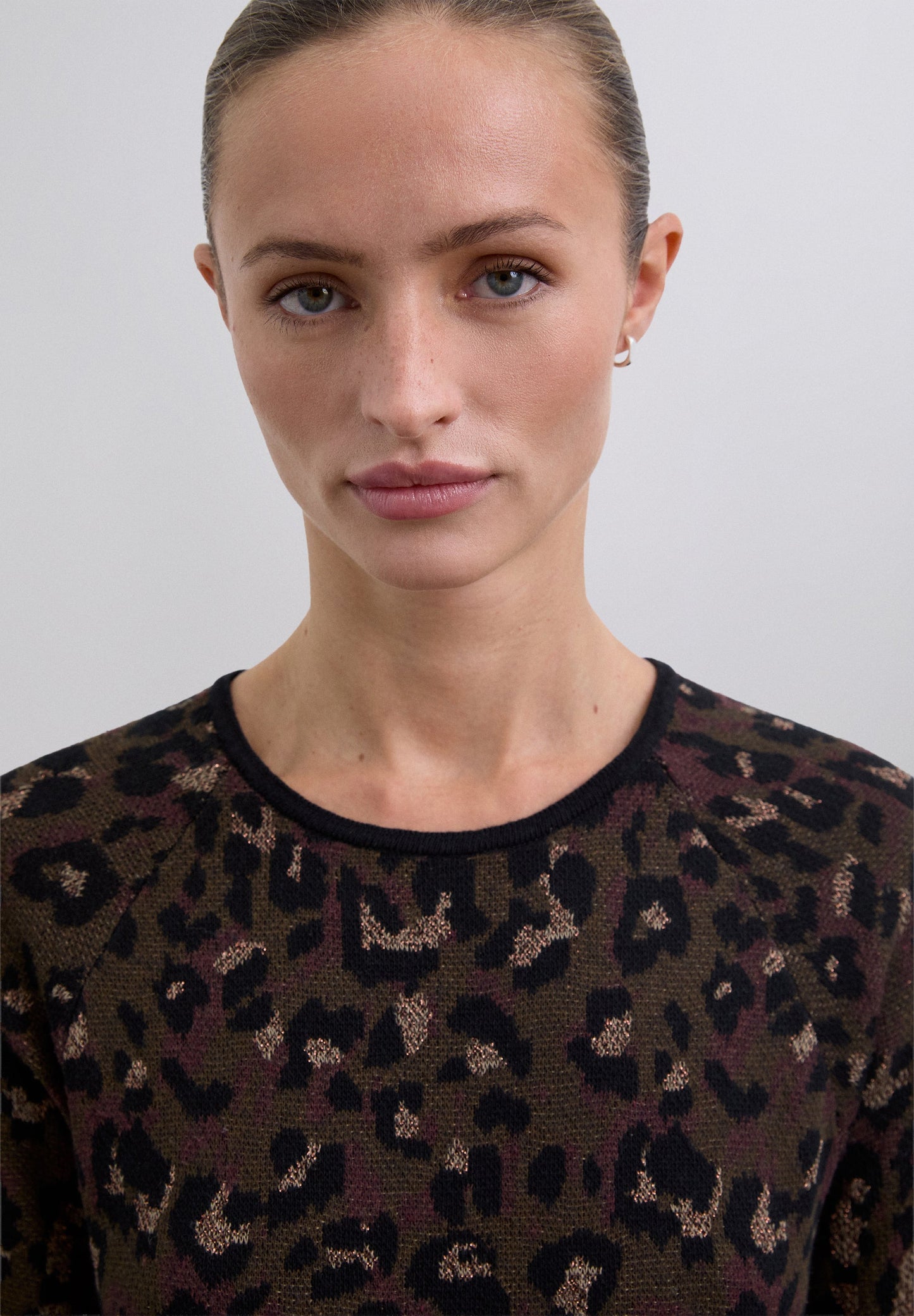 VESTIDO MIDI DE MALHA JACQUARD