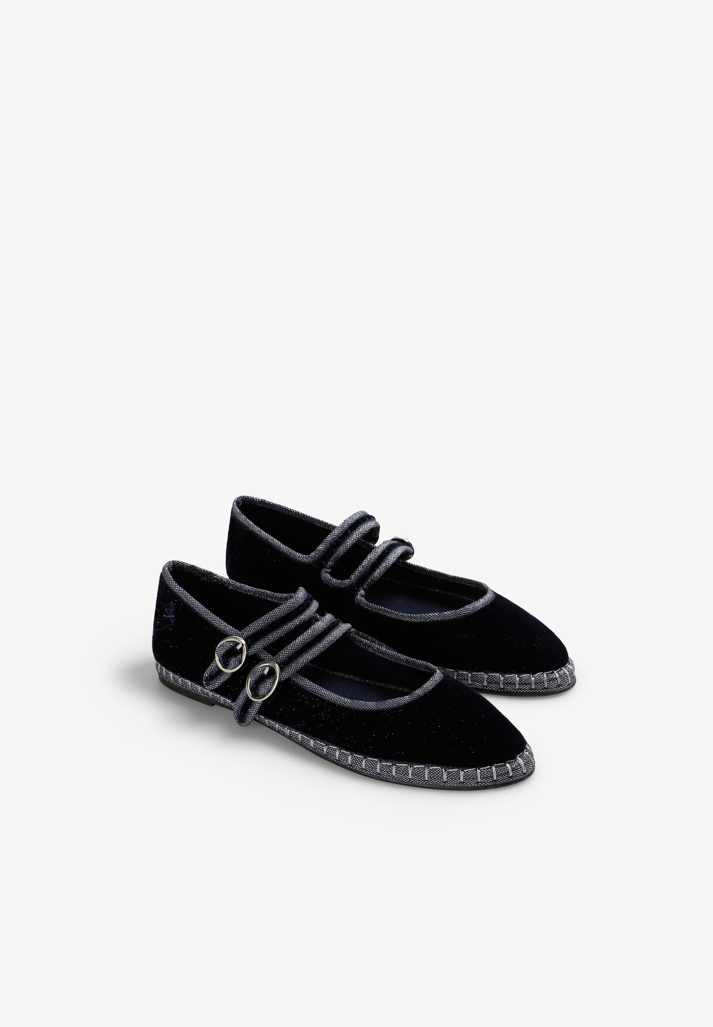 SCVELVETDOUBLESTRAP SLIPPER