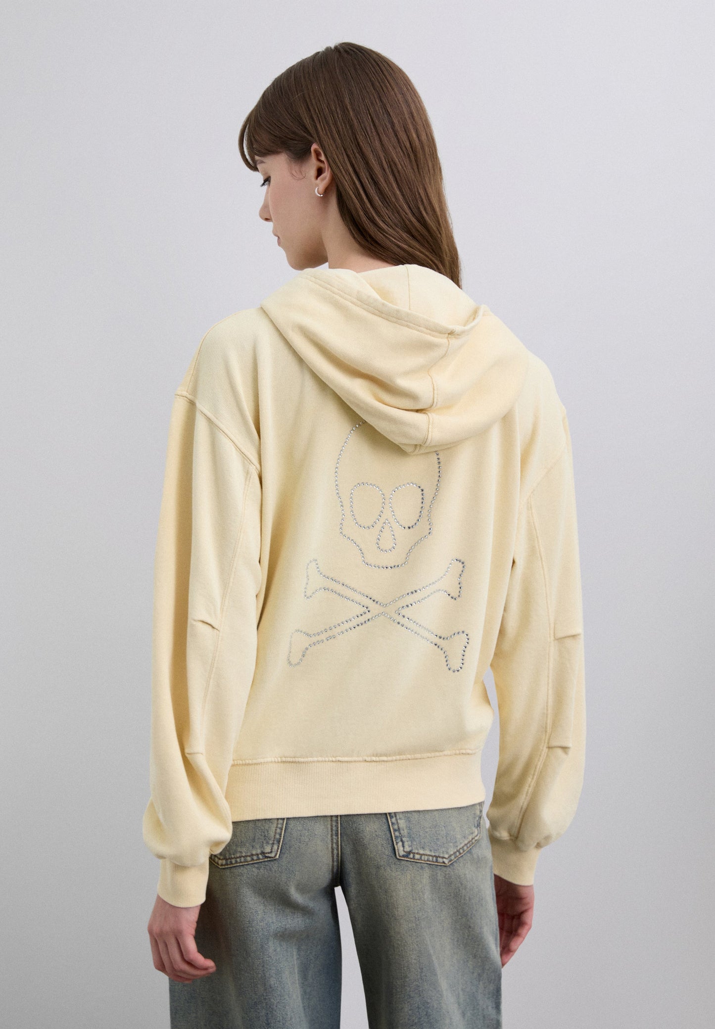 SWEATSHIRT DESBOTADA SKULL TACHAS