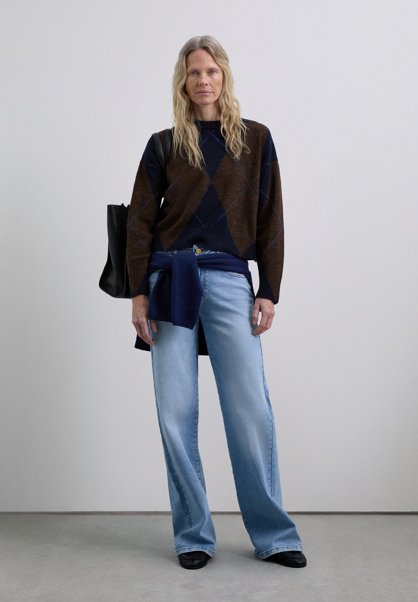 SWEATER COM ESTAMPADO LOSANGOS