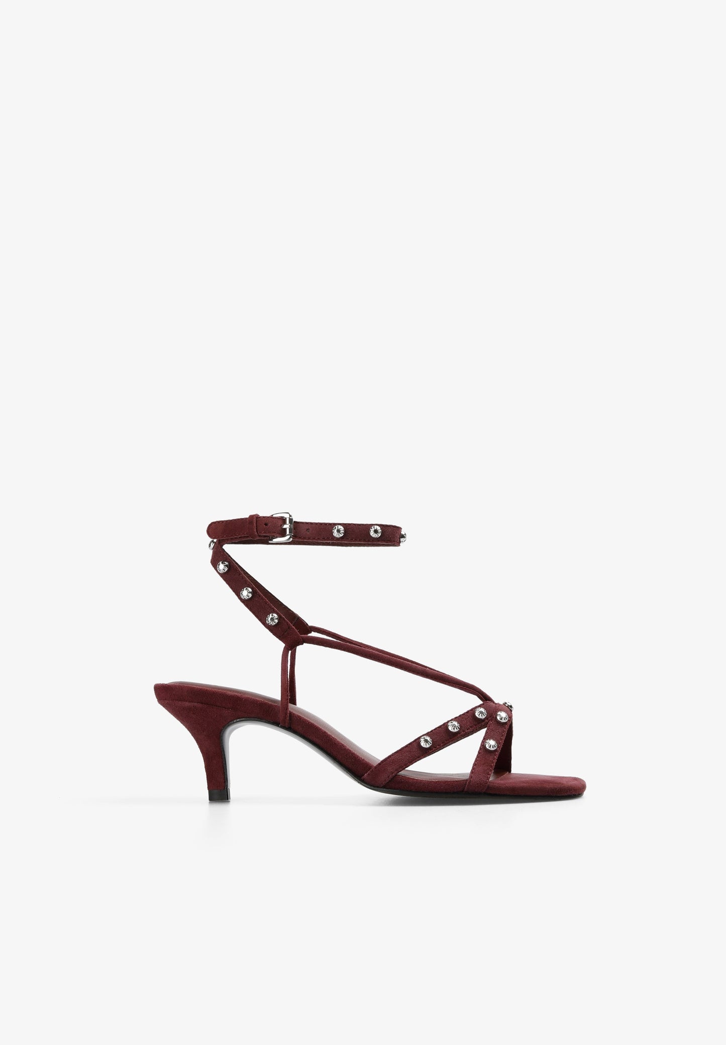 SANDÁLIAS DE TACÃO COM STRASS