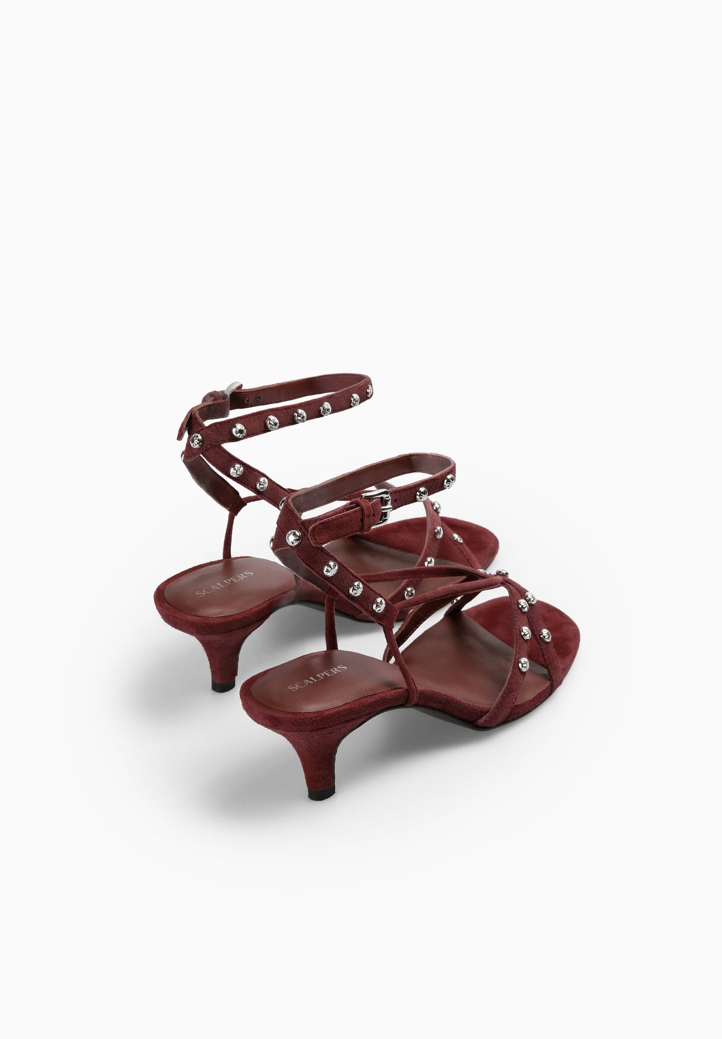 SANDÁLIAS DE TACÃO COM STRASS