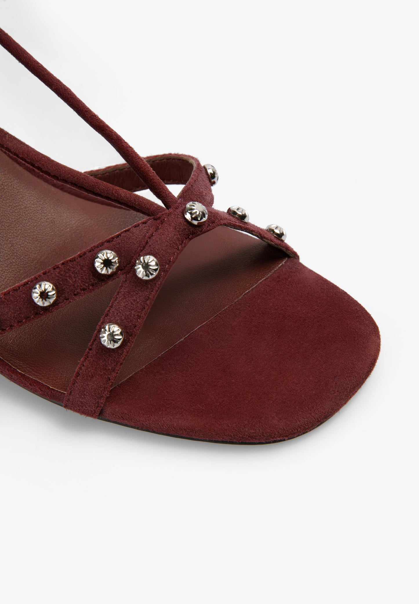 SANDÁLIAS DE TACÃO COM STRASS