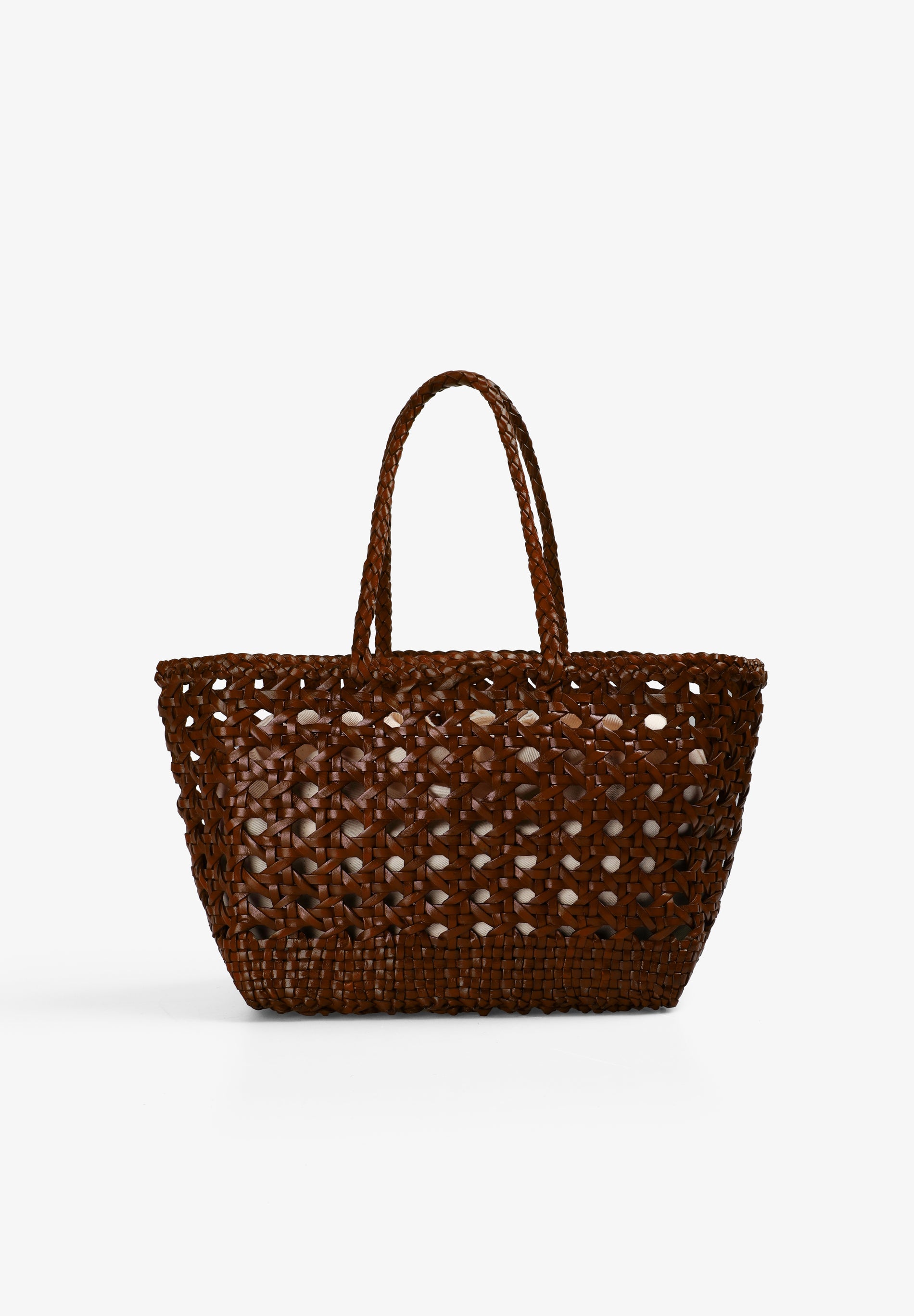 BOLSA DE PELE TRANÇADA