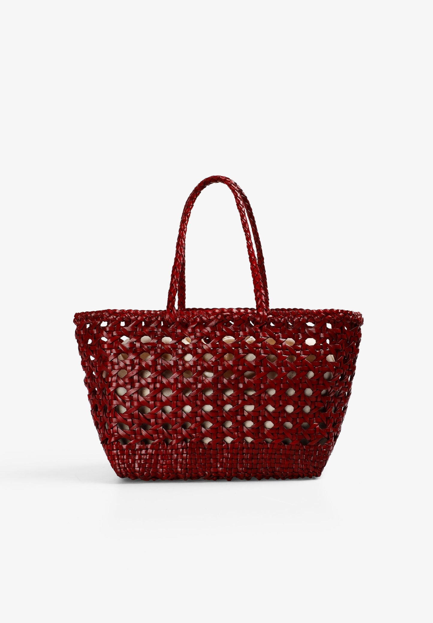 BOLSA DE PELE TRANÇADA