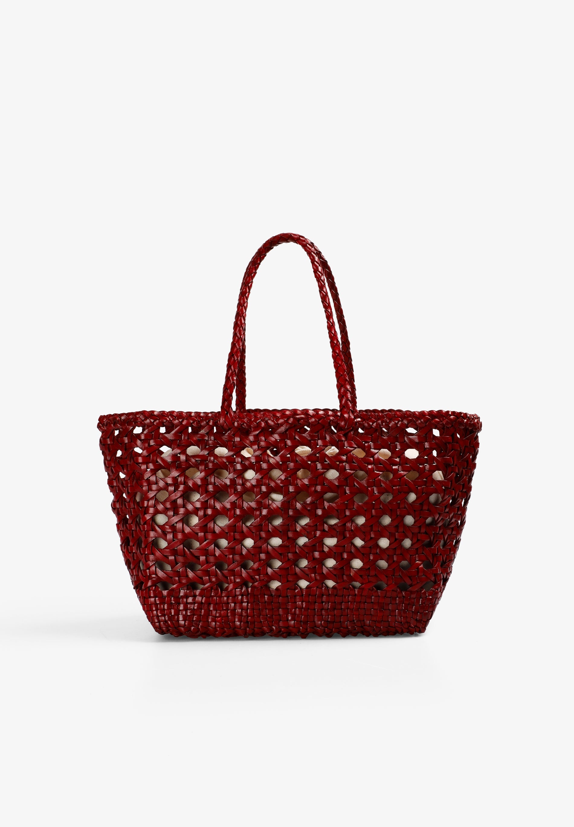BOLSA DE PELE TRANÇADA