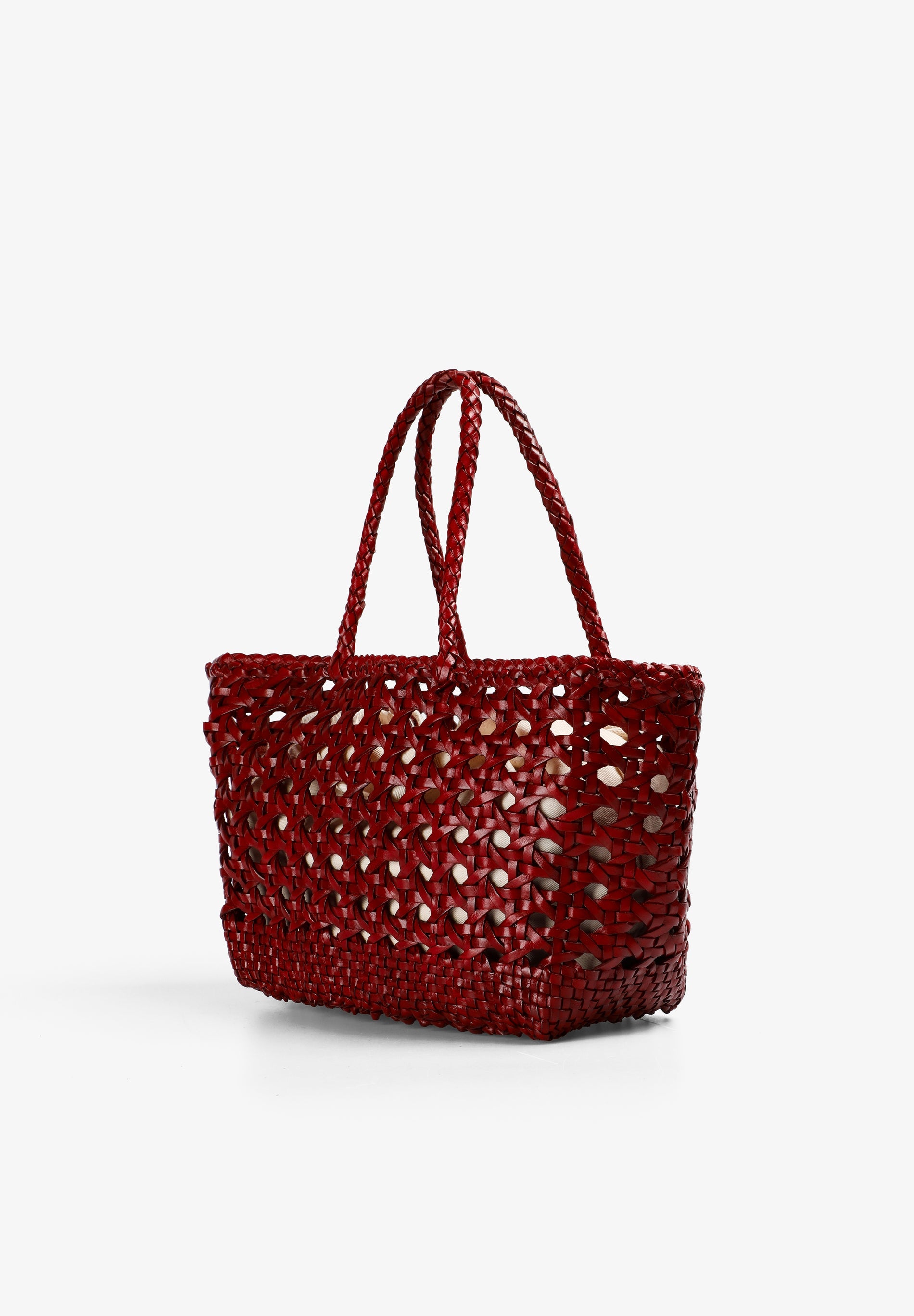 BOLSA DE PELE TRANÇADA