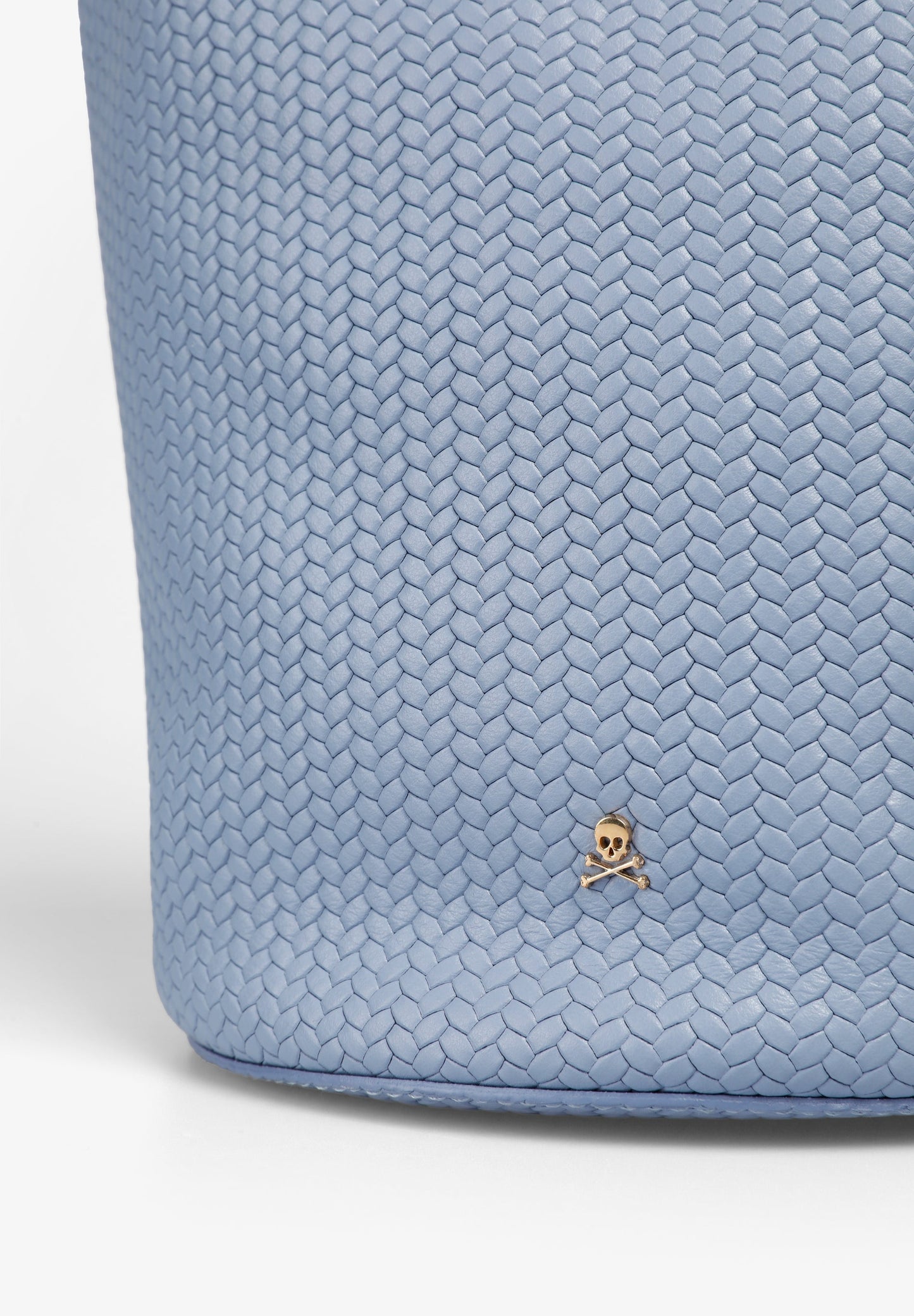 BOLSO CUBO 100% PIEL TRENZADO