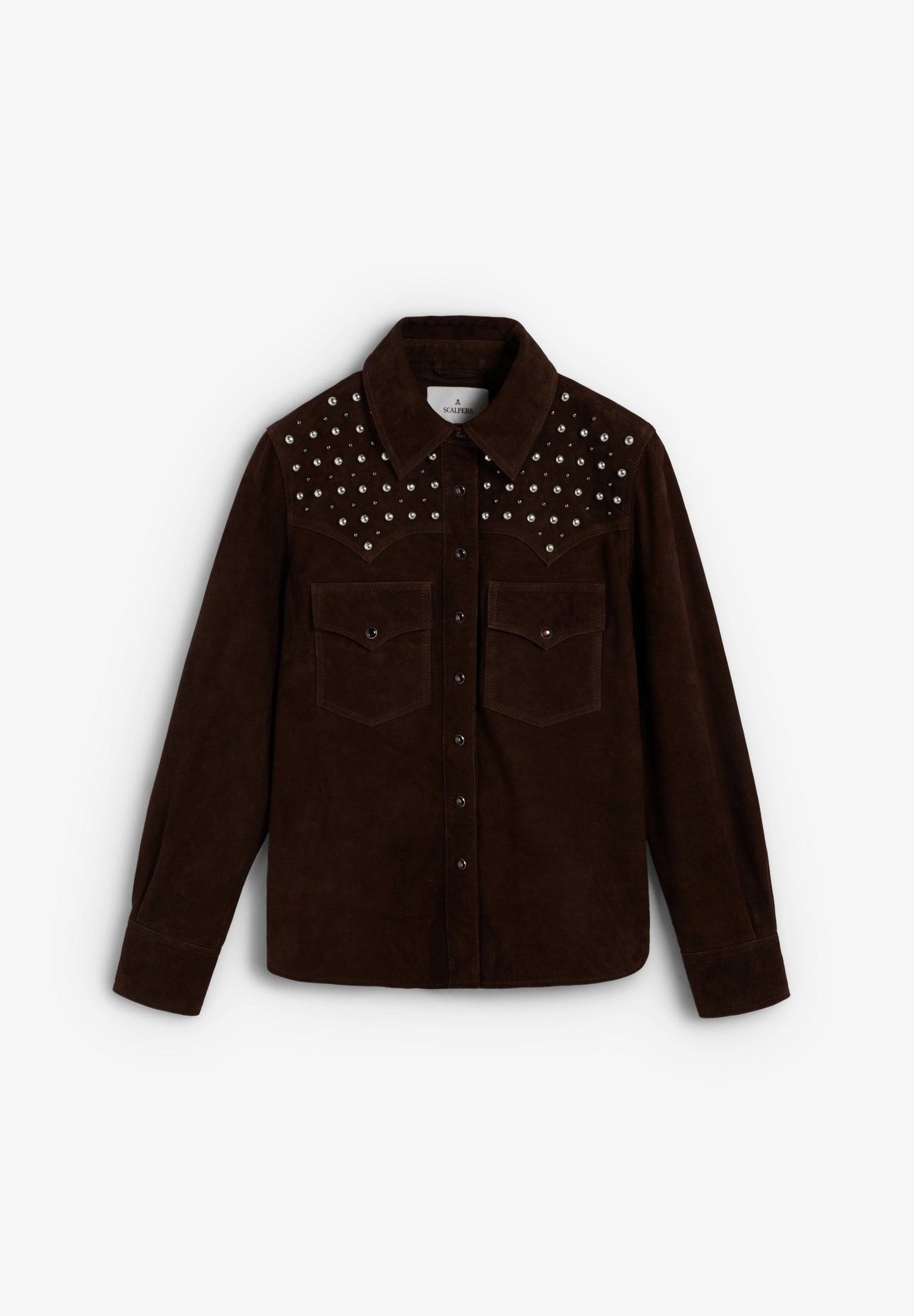 CAMISA DE CAMURÇA COM TACHAS