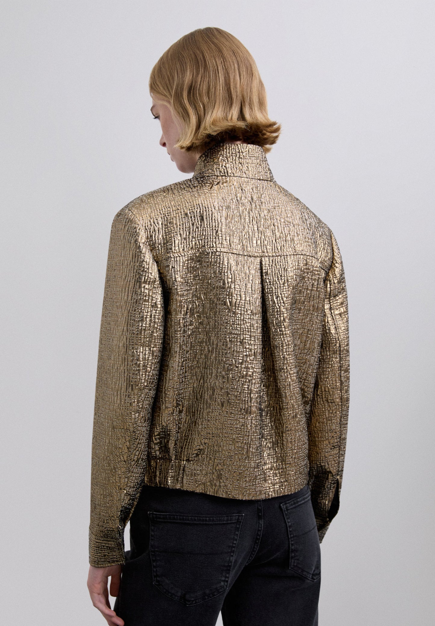 CARDIGAN BOMBER JACQUARD