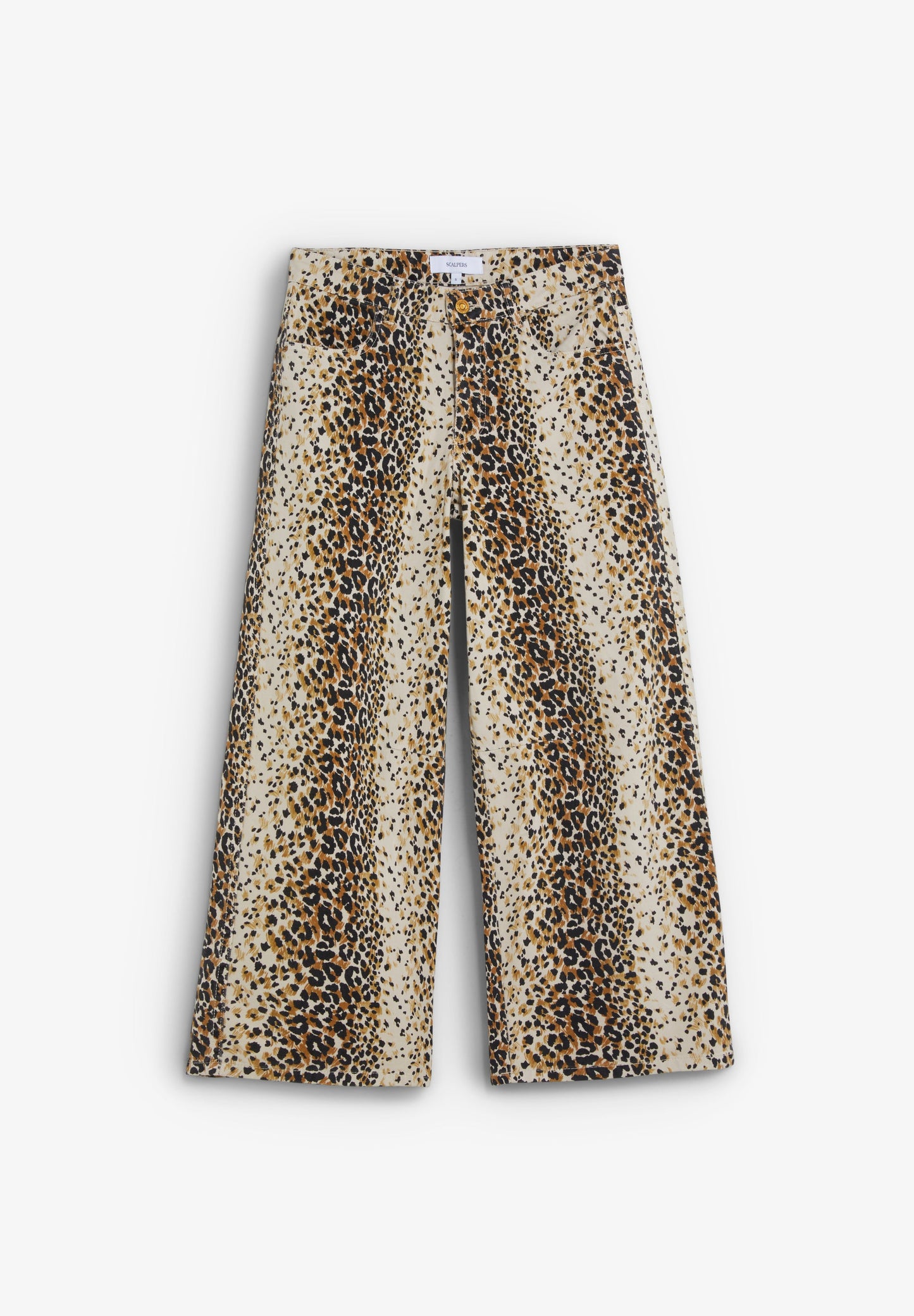 CALÇAS CULOTTE COM ESTAMPADO ANIMAL